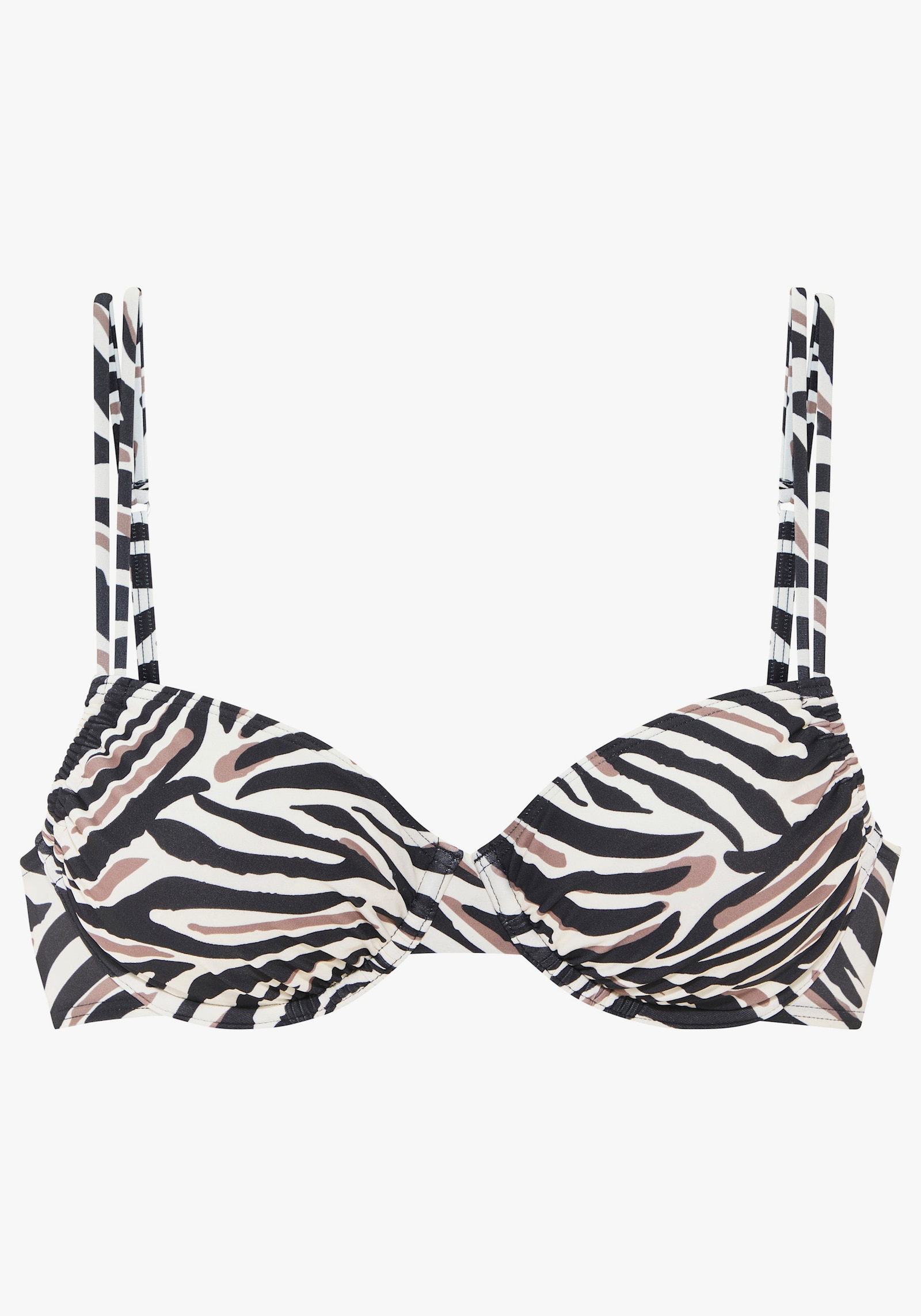 LASCANA Bügel-Bikini-Top - creme-schwarz