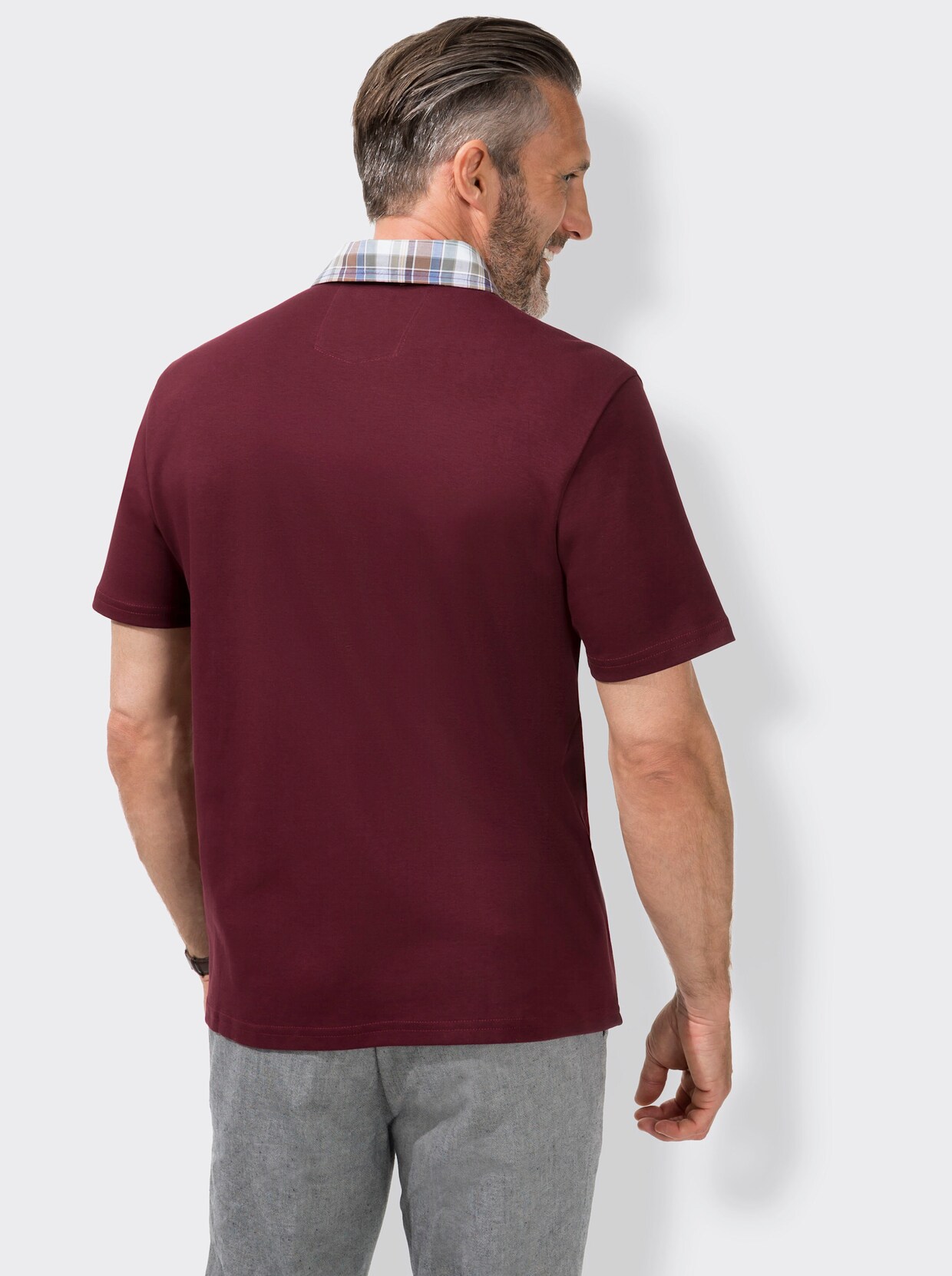 Poloshirt met korte mouwen - bordeaux
