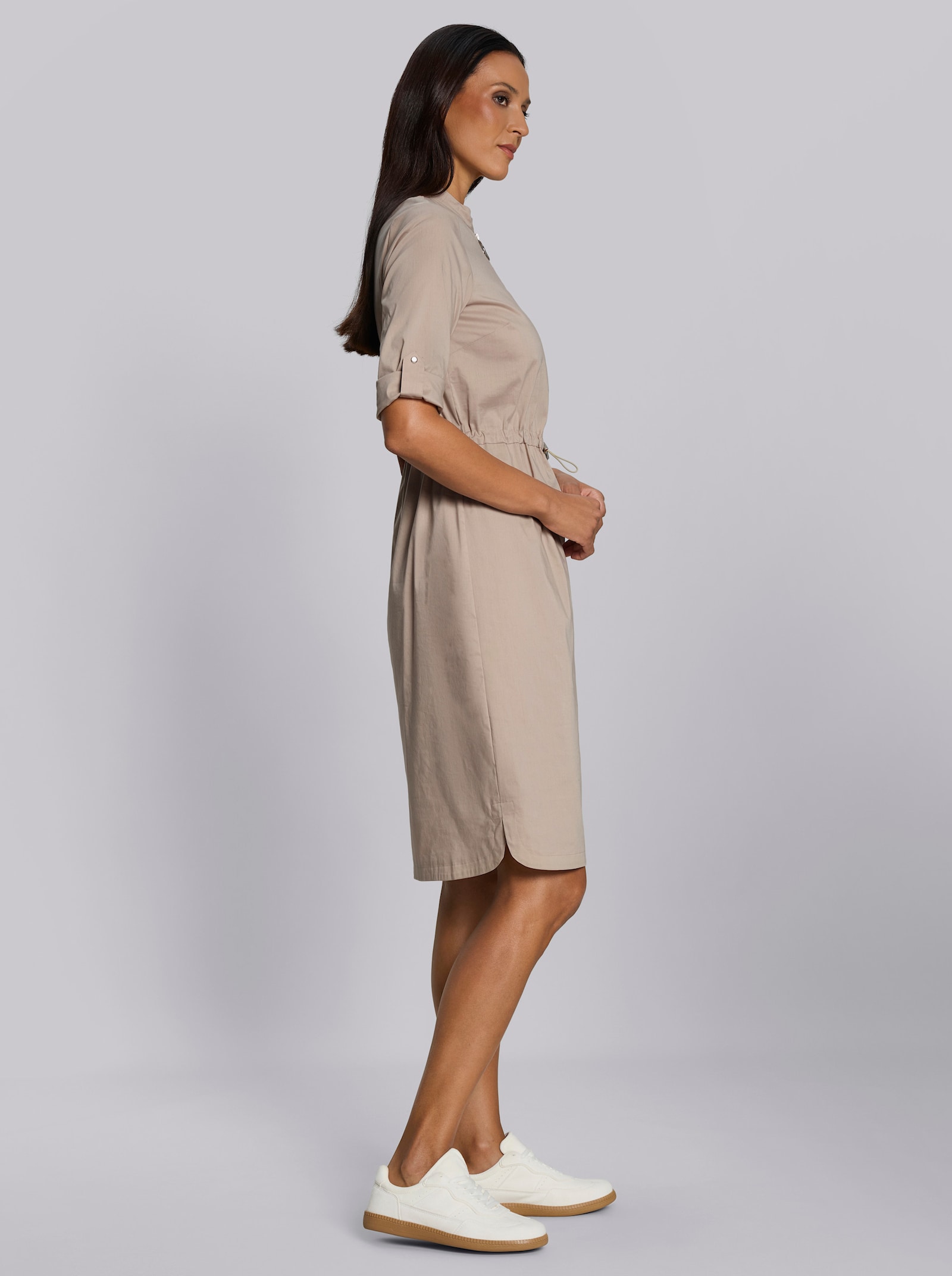 heine Webkleid mit Tunnelzug - sesam