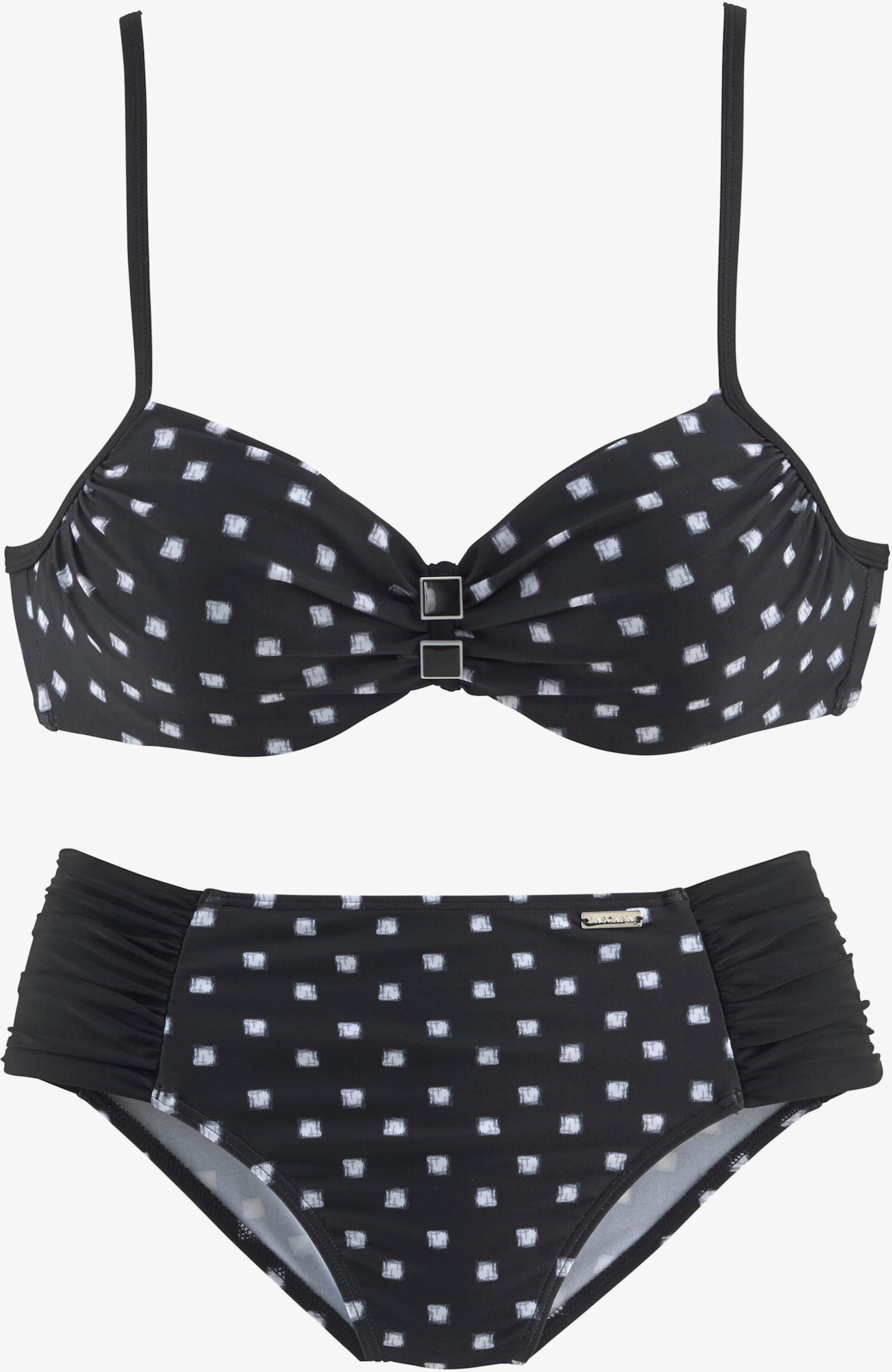 LASCANA Bügel-Bikini - schwarz-weiß