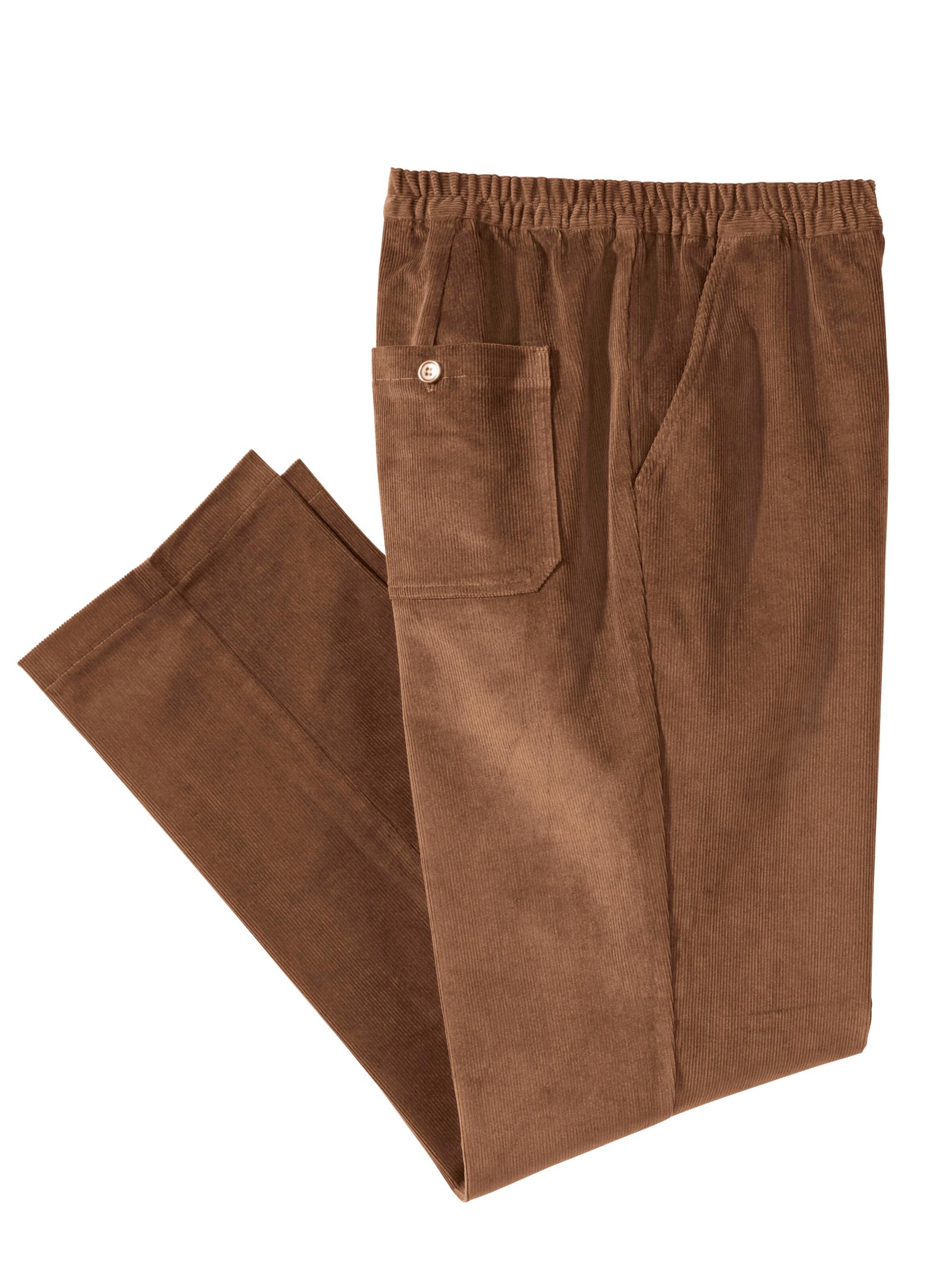 Cord-Hose - cognac