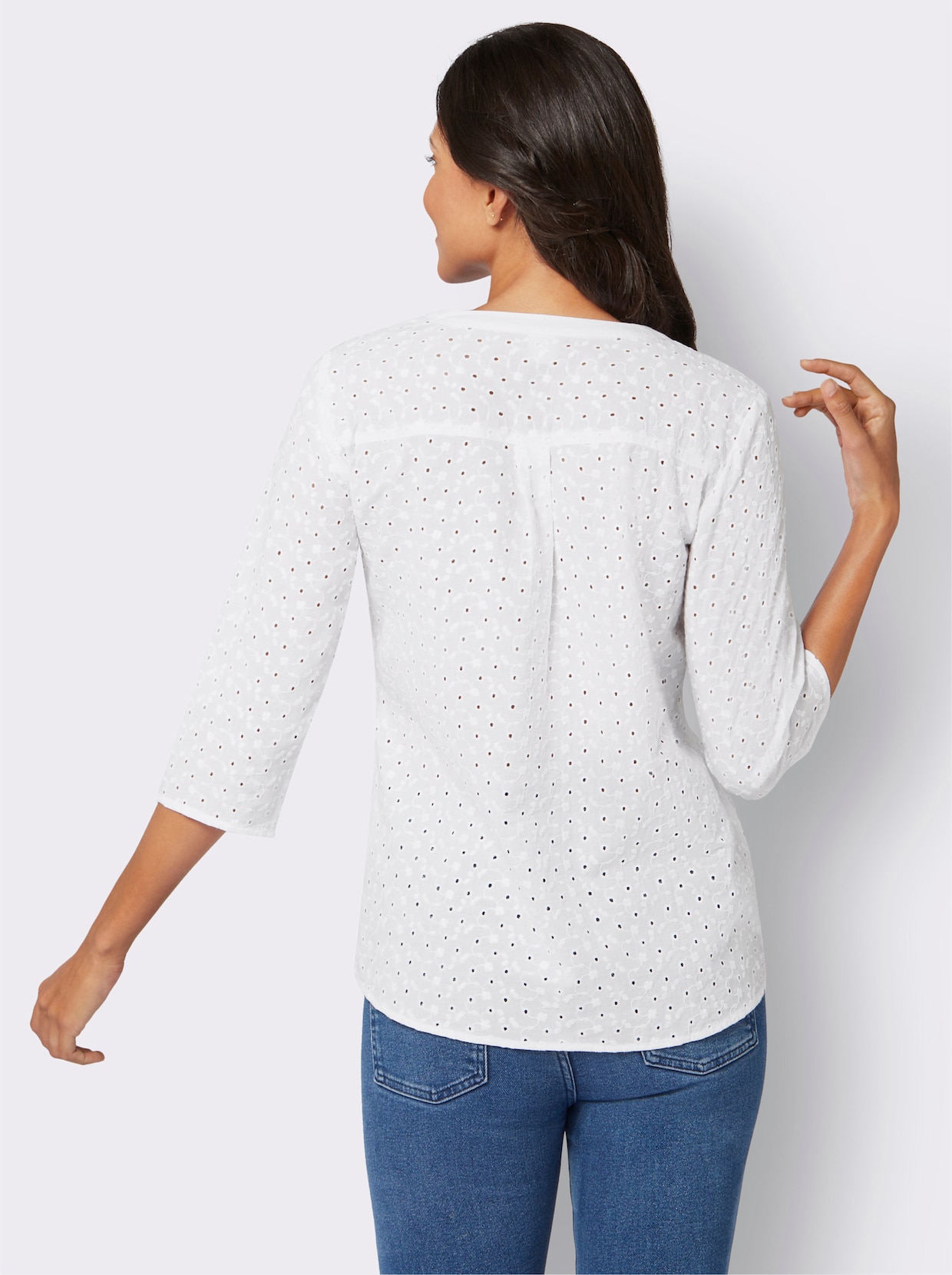 Comfortabele blouse - ecru