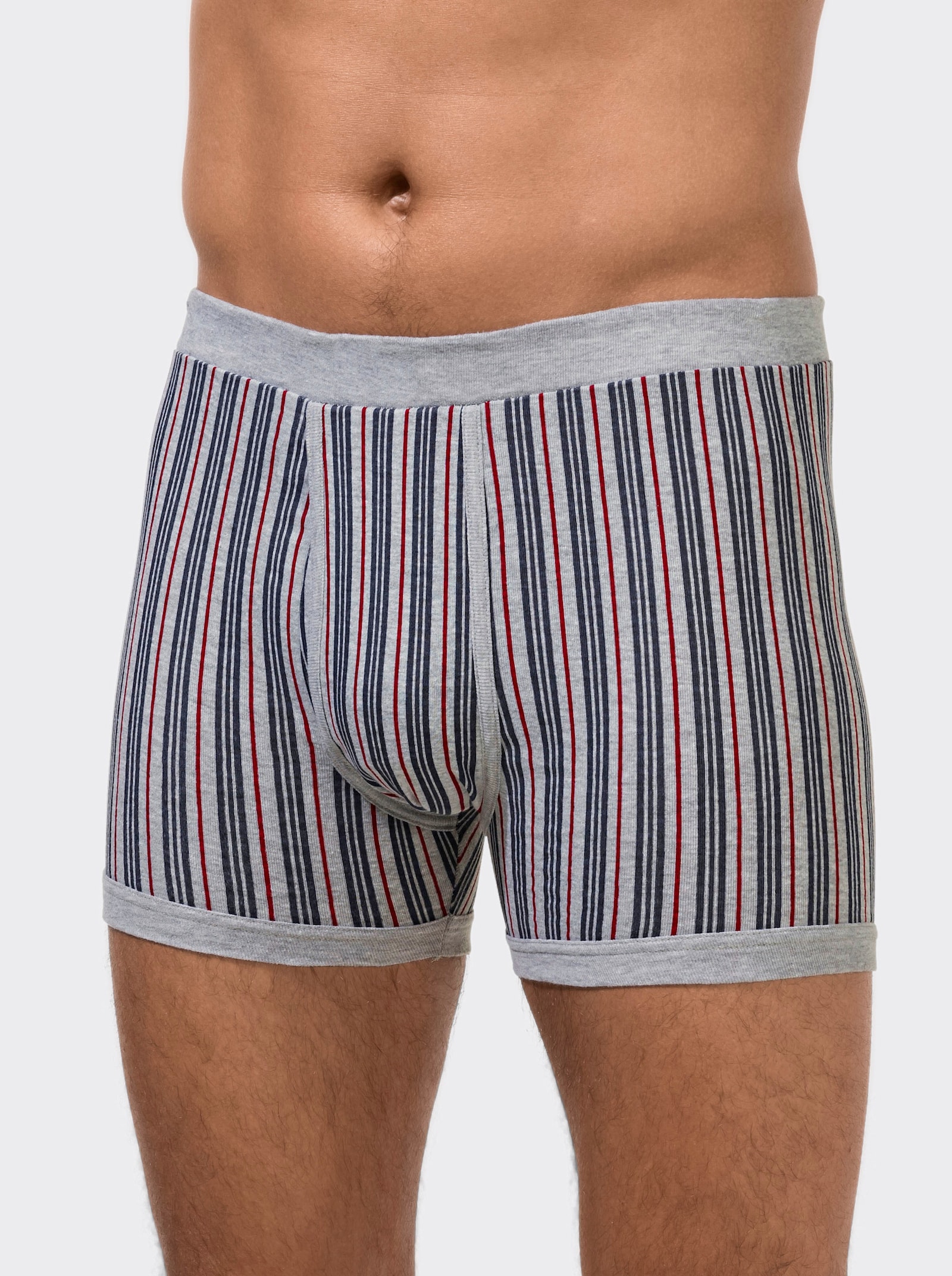 KINGsCLUB Boxerkalsong - grå, tryckt