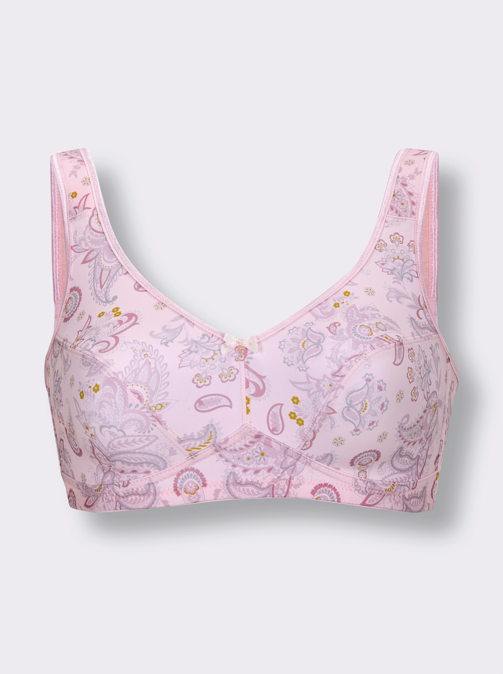 wäschepur Komfort-BH ohne Bügel - hellrosé-bedruckt