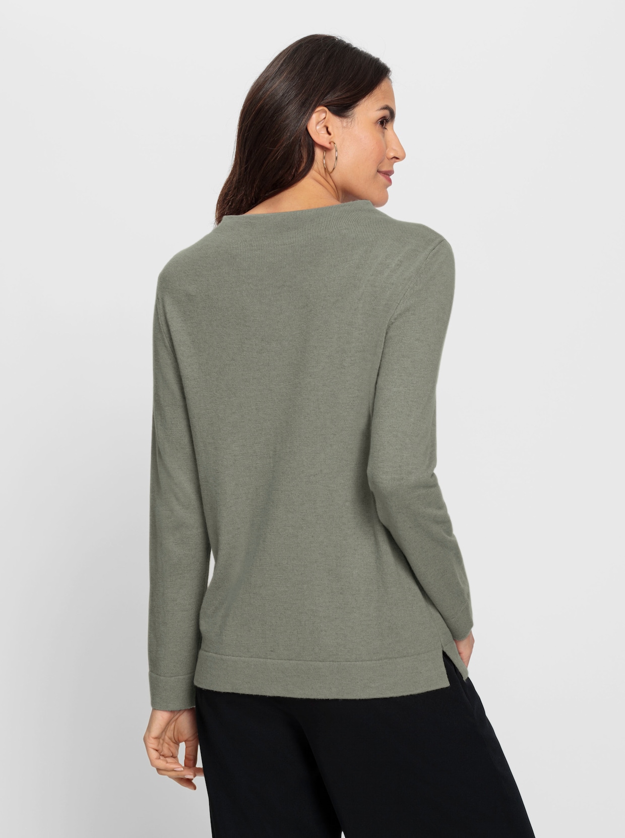 Pullover met lange mouwen - jade