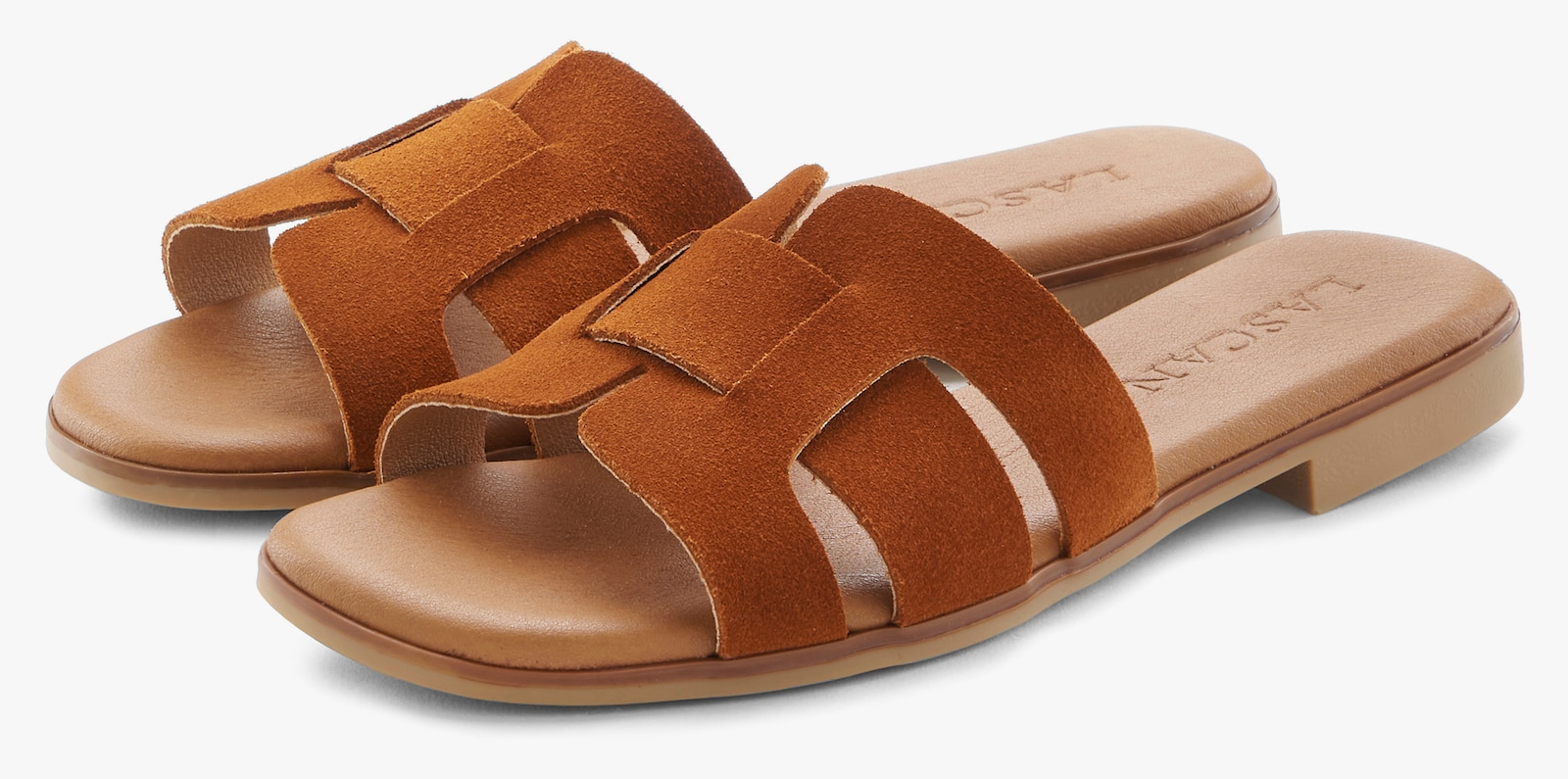 LASCANA Pantolette - camelfarben