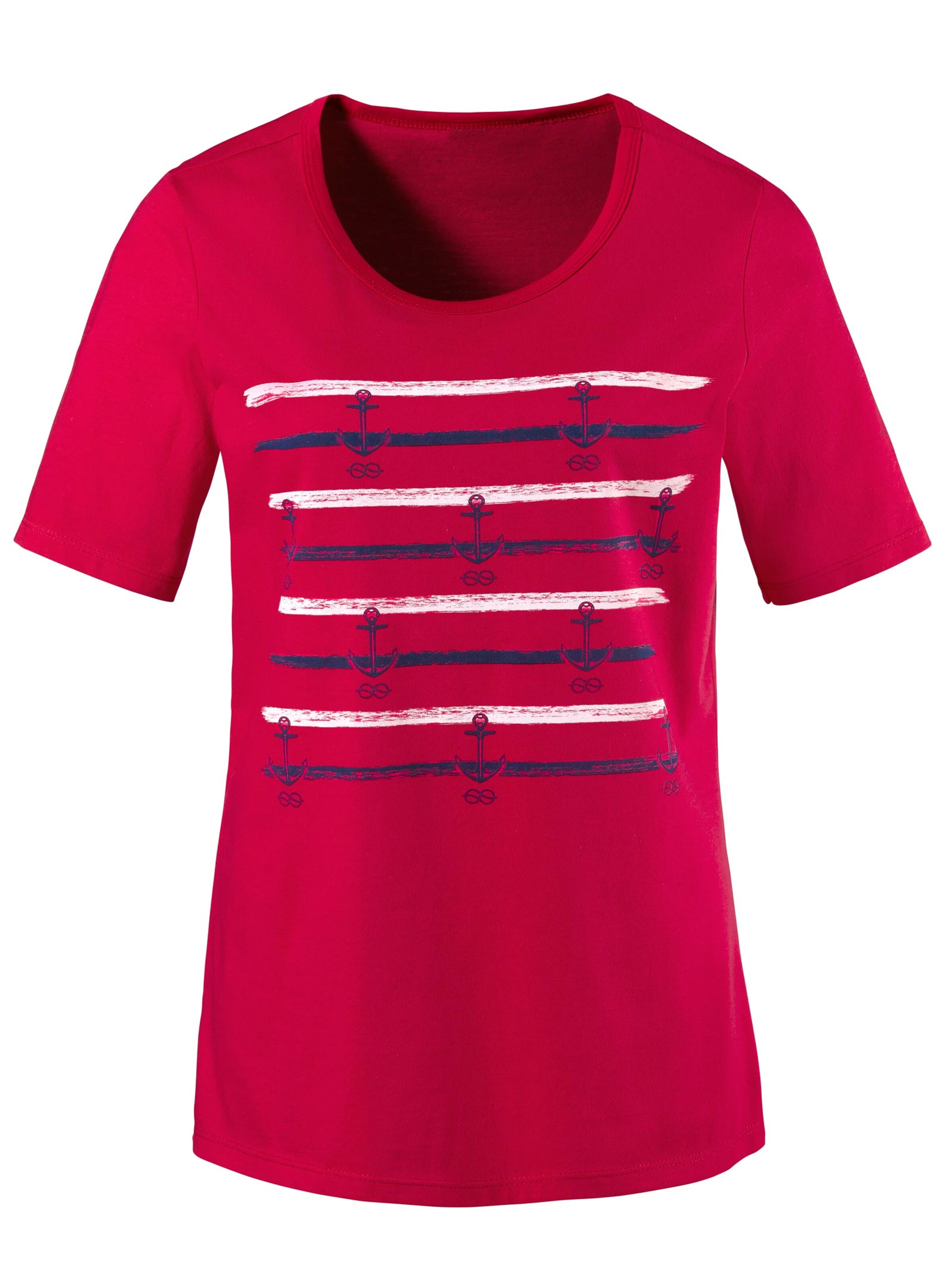 Shirt - rot-bedruckt