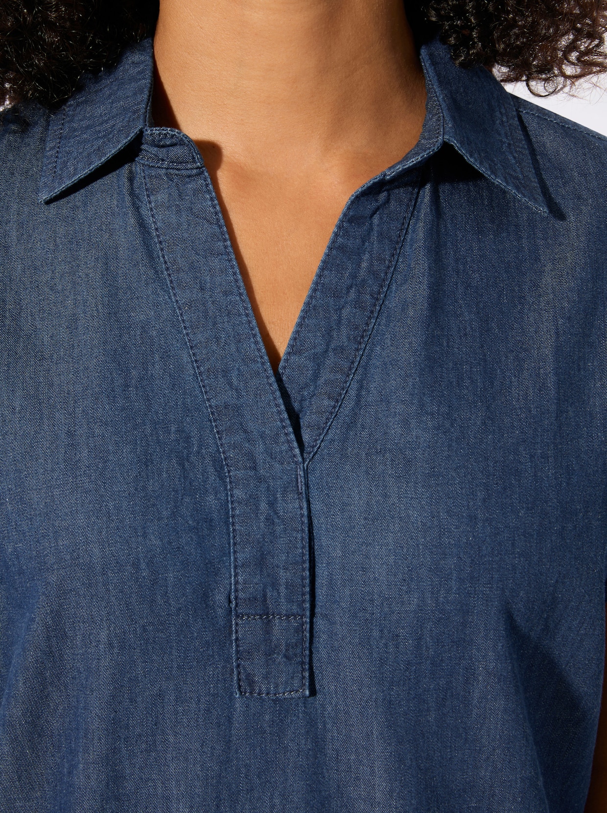 Jeanstunika - blue-stone-washed