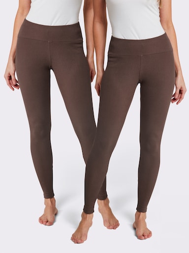 wäschepur Leggings - schoko