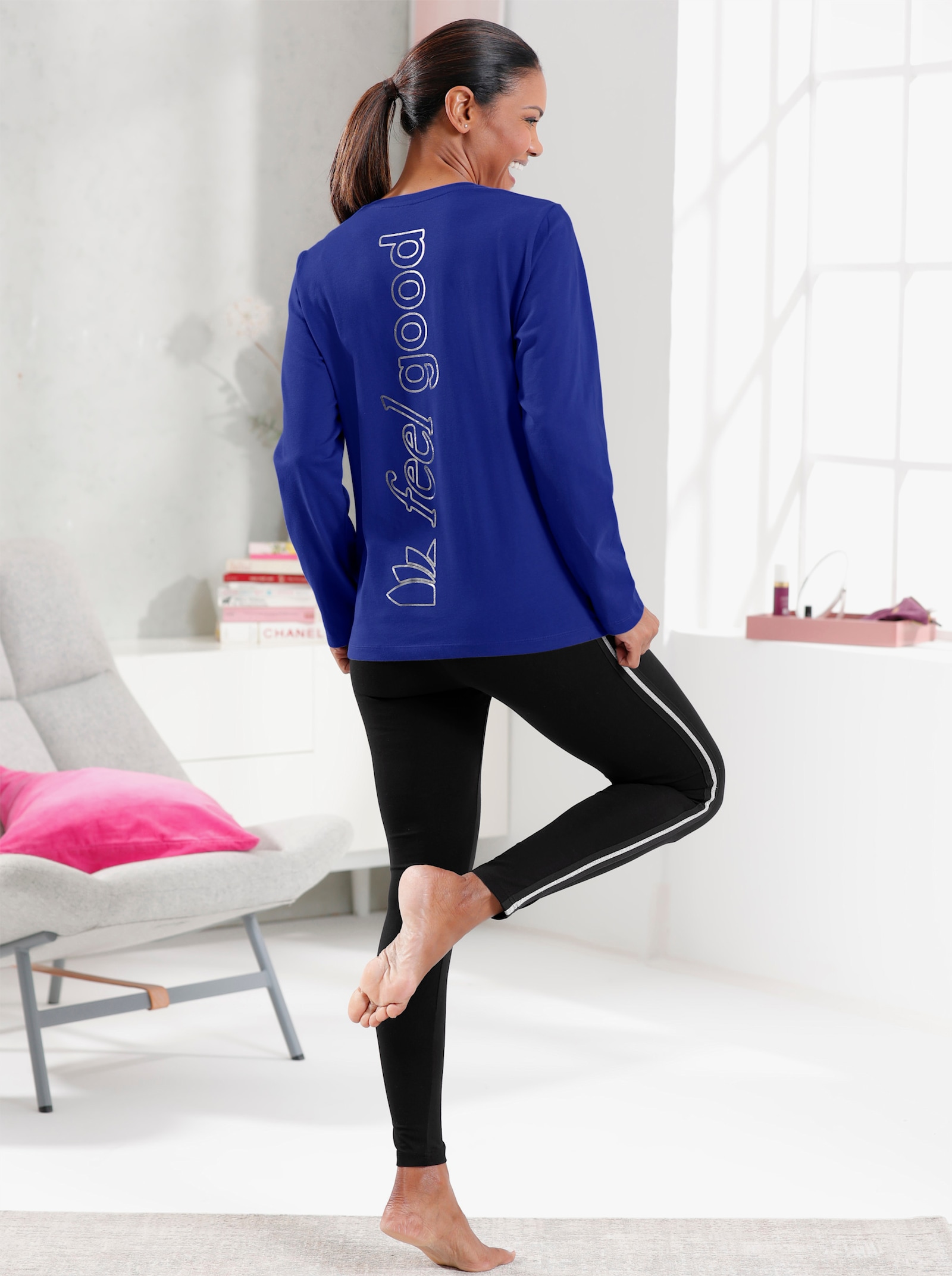 feel good Shirt - koningsblauw