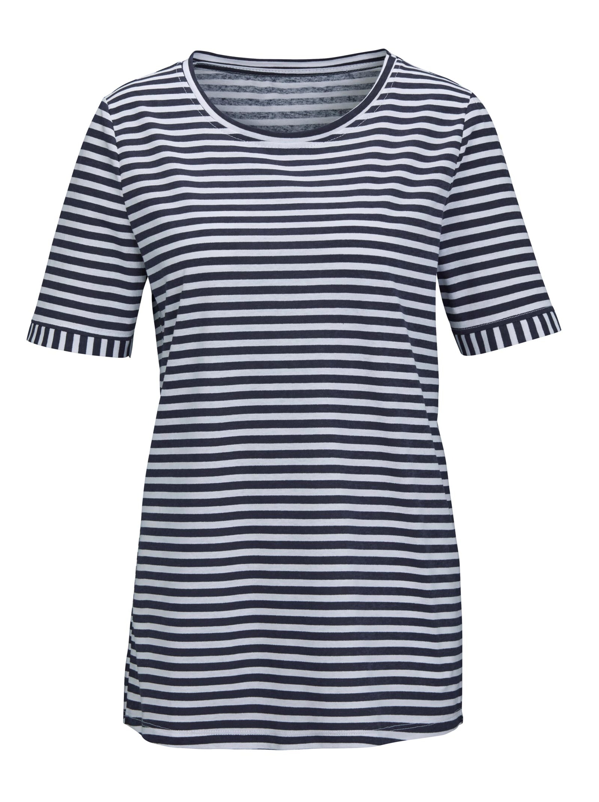 Shirt - nachtblau-geringelt