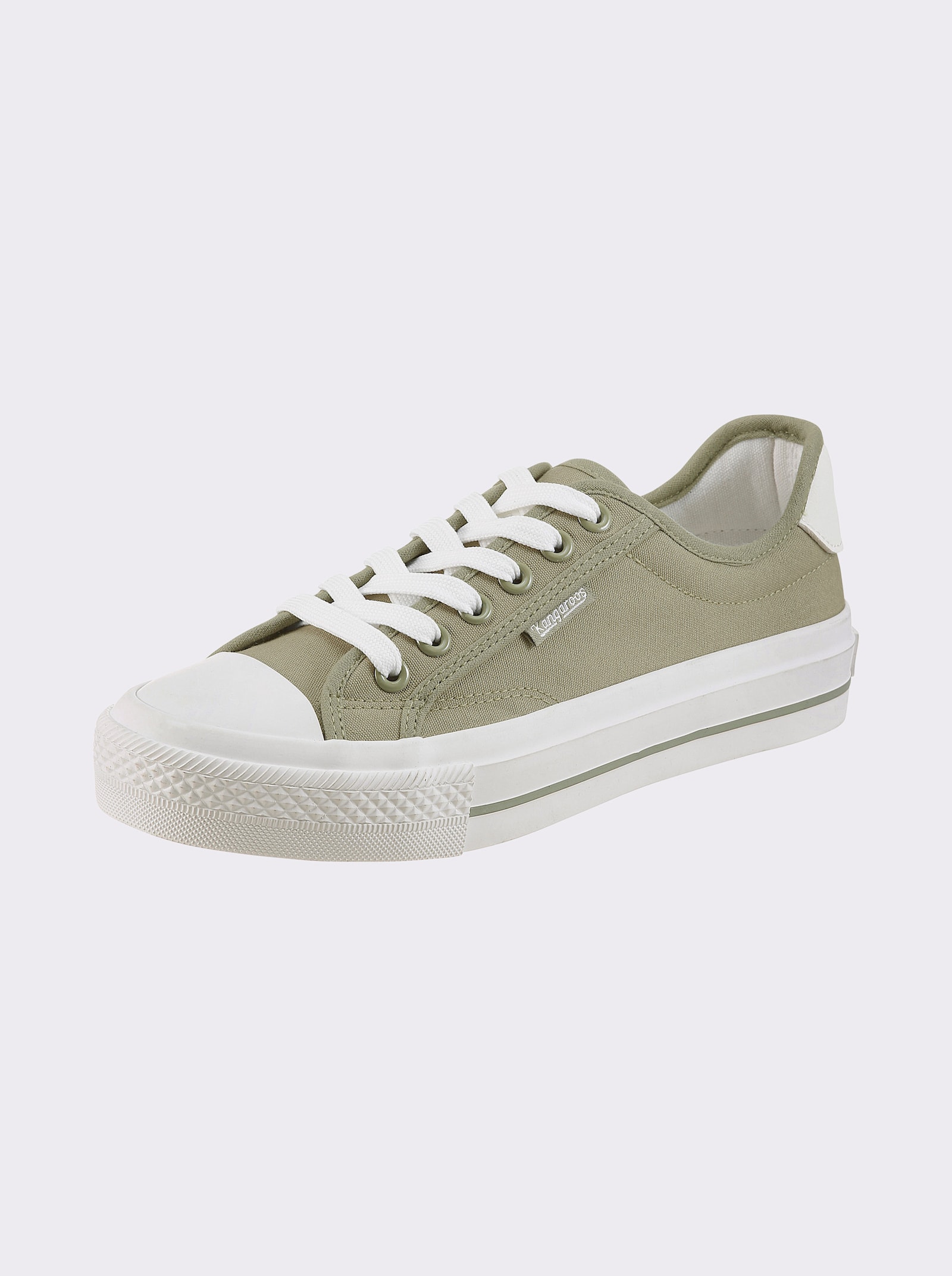 KangaROOS Sneaker mit Gummi-Laufsohle - eucalyptus