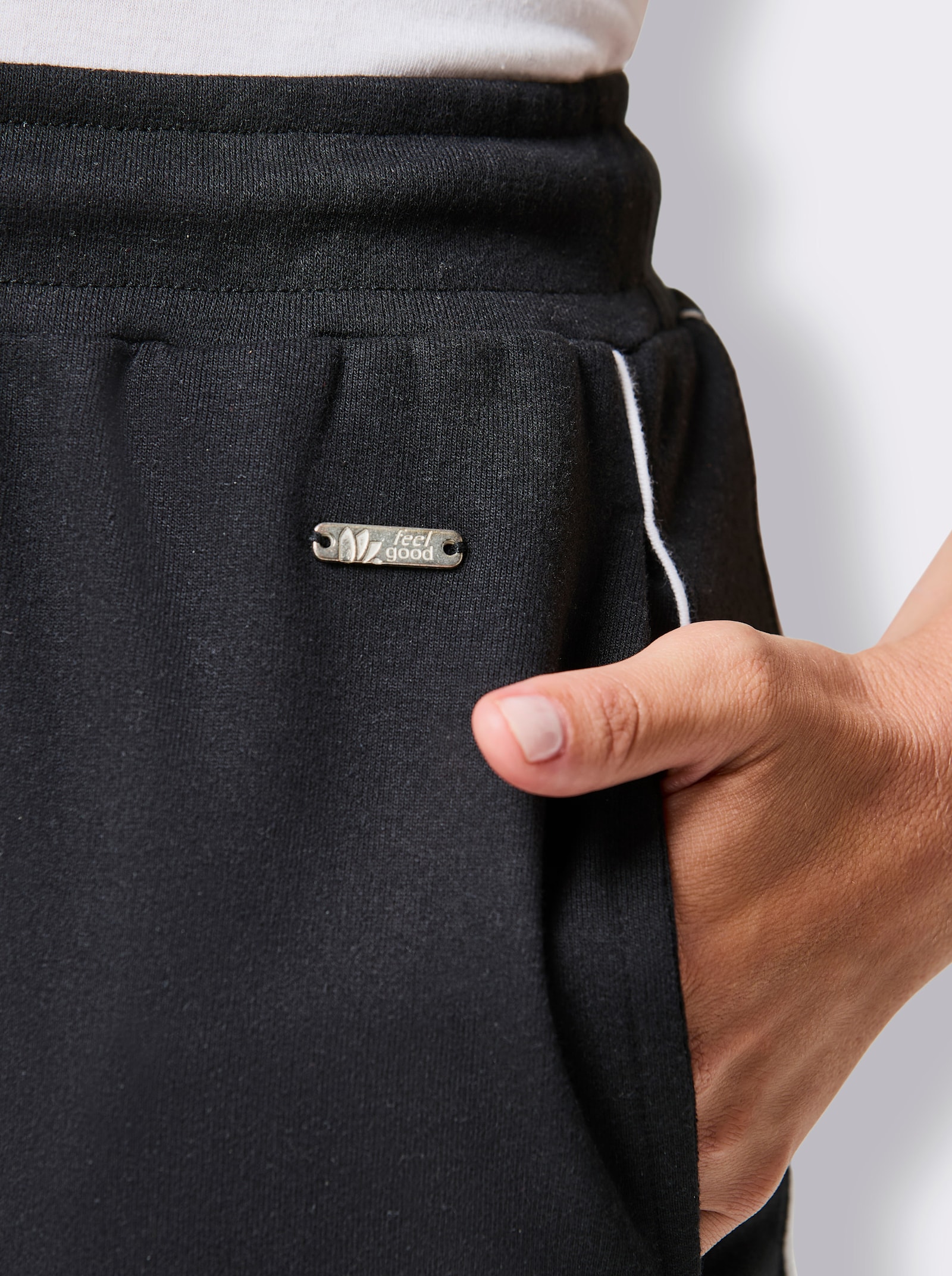 feel good Hose - schwarz-weiß