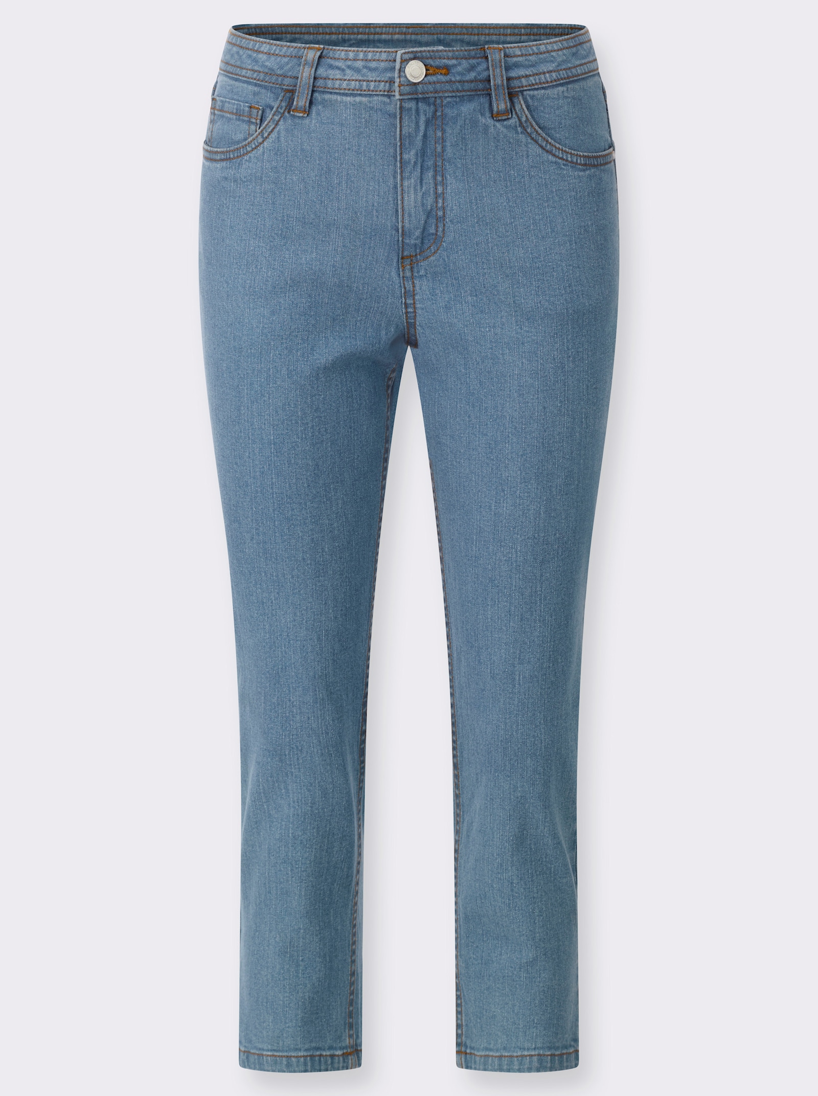 5-Pocket-Jeans mit Stretch-Anteil - blue-bleached