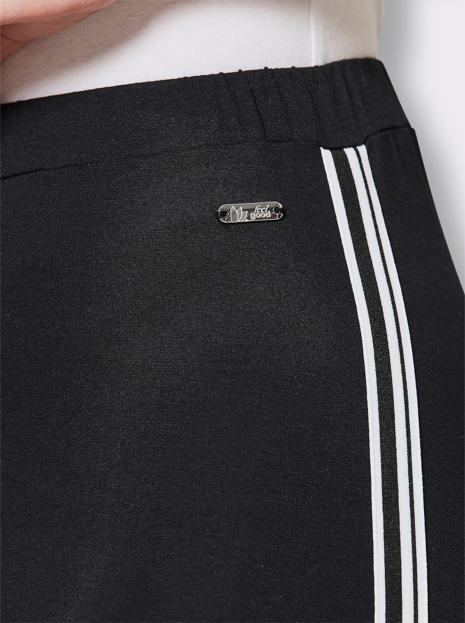 feel good Leggings - schwarz-weiß