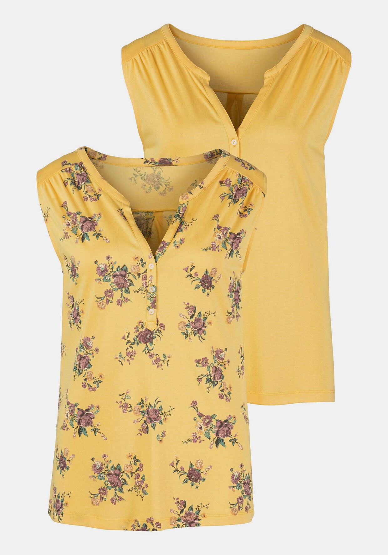 LASCANA Tanktop - gelb
