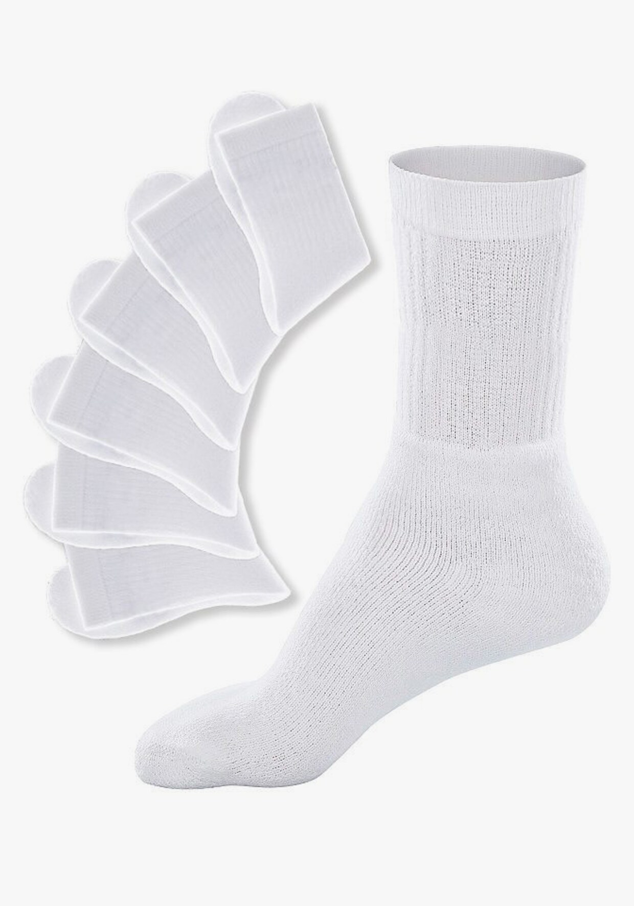 Go in Tennissocken - weiss