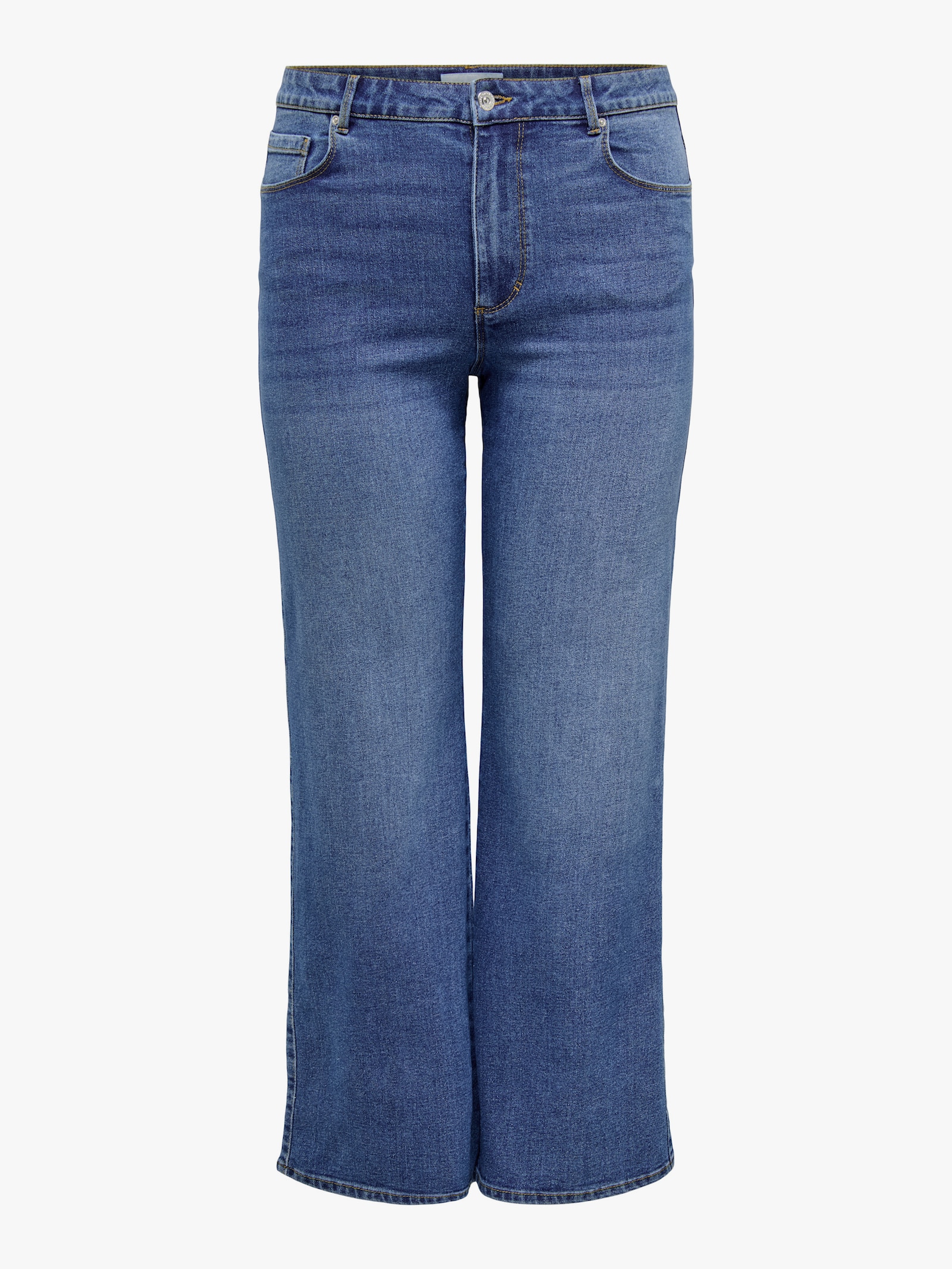 ONLY CARMAKOMA High-waist-Jeans - medium blue denim