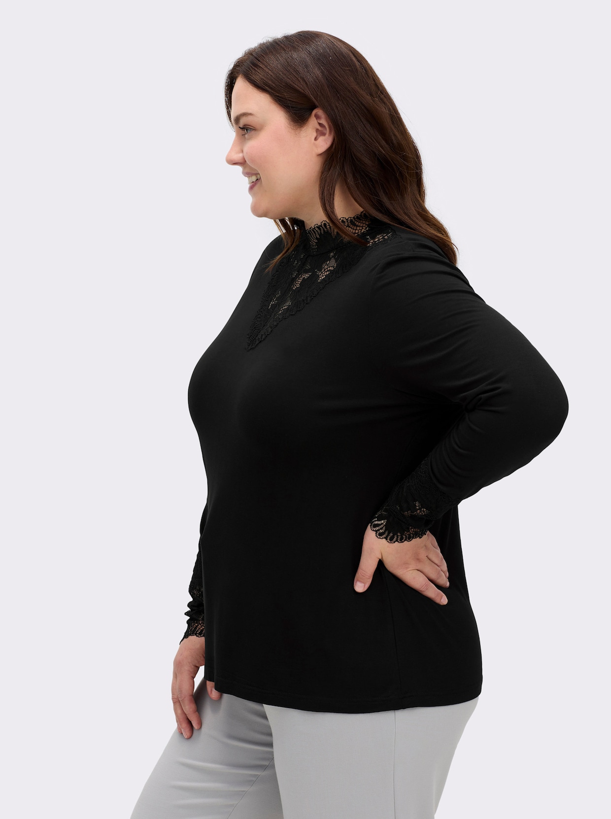 sheego by Joe Browns Shirt - schwarz