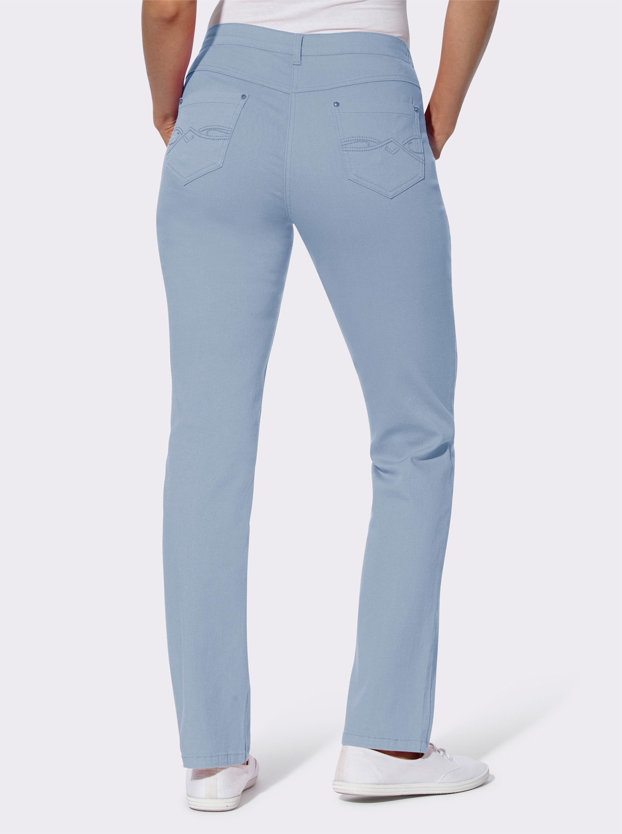 5-pocketjeans - bleu