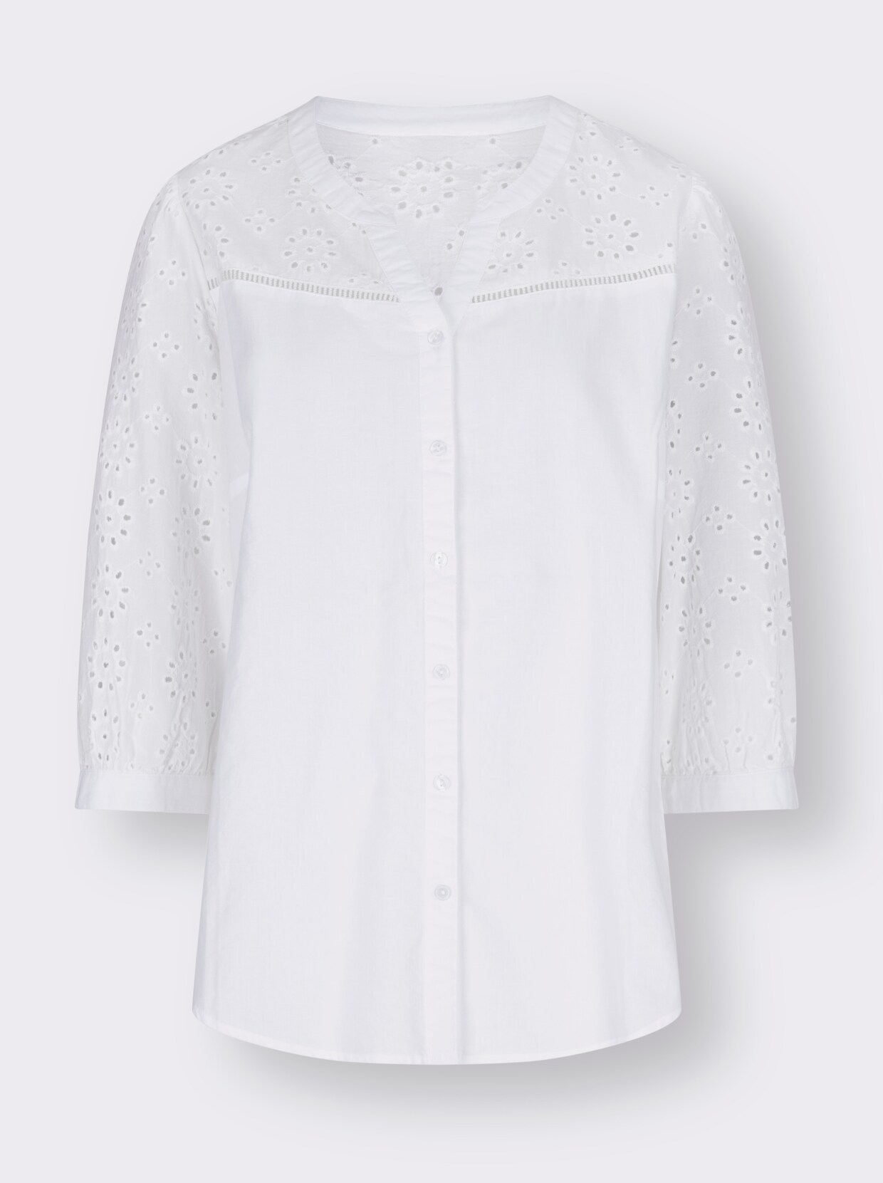 Katoenen blouse - wit