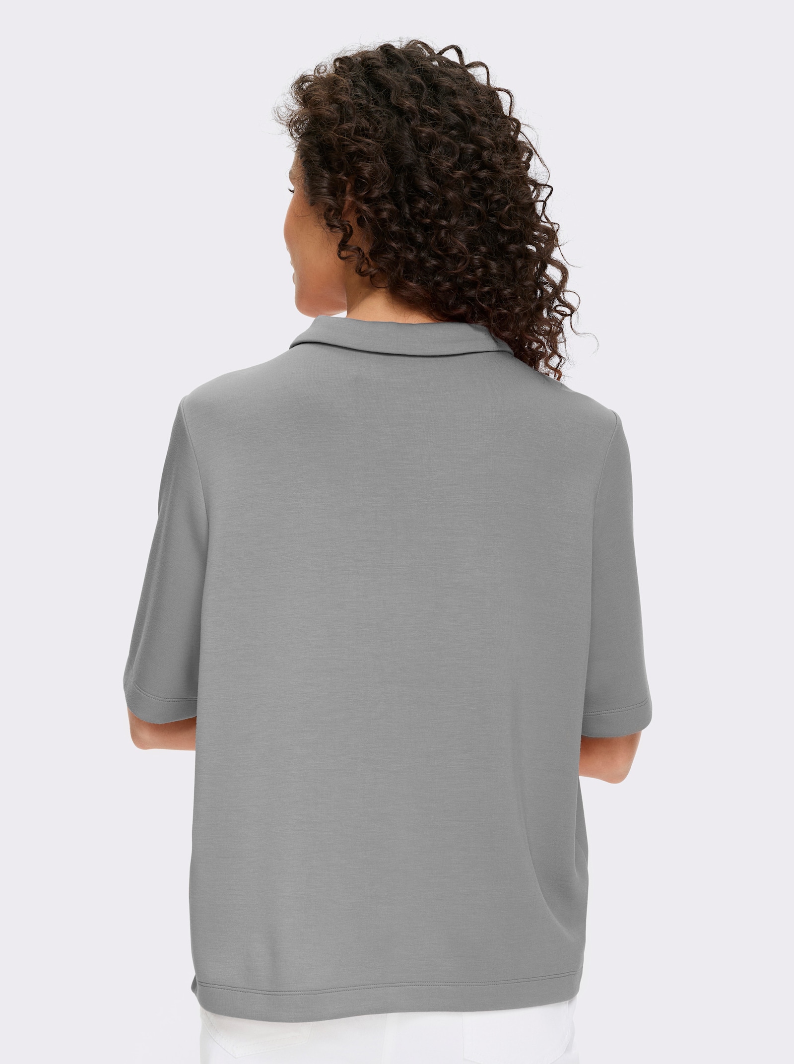 heine Poloshirt - steingrau