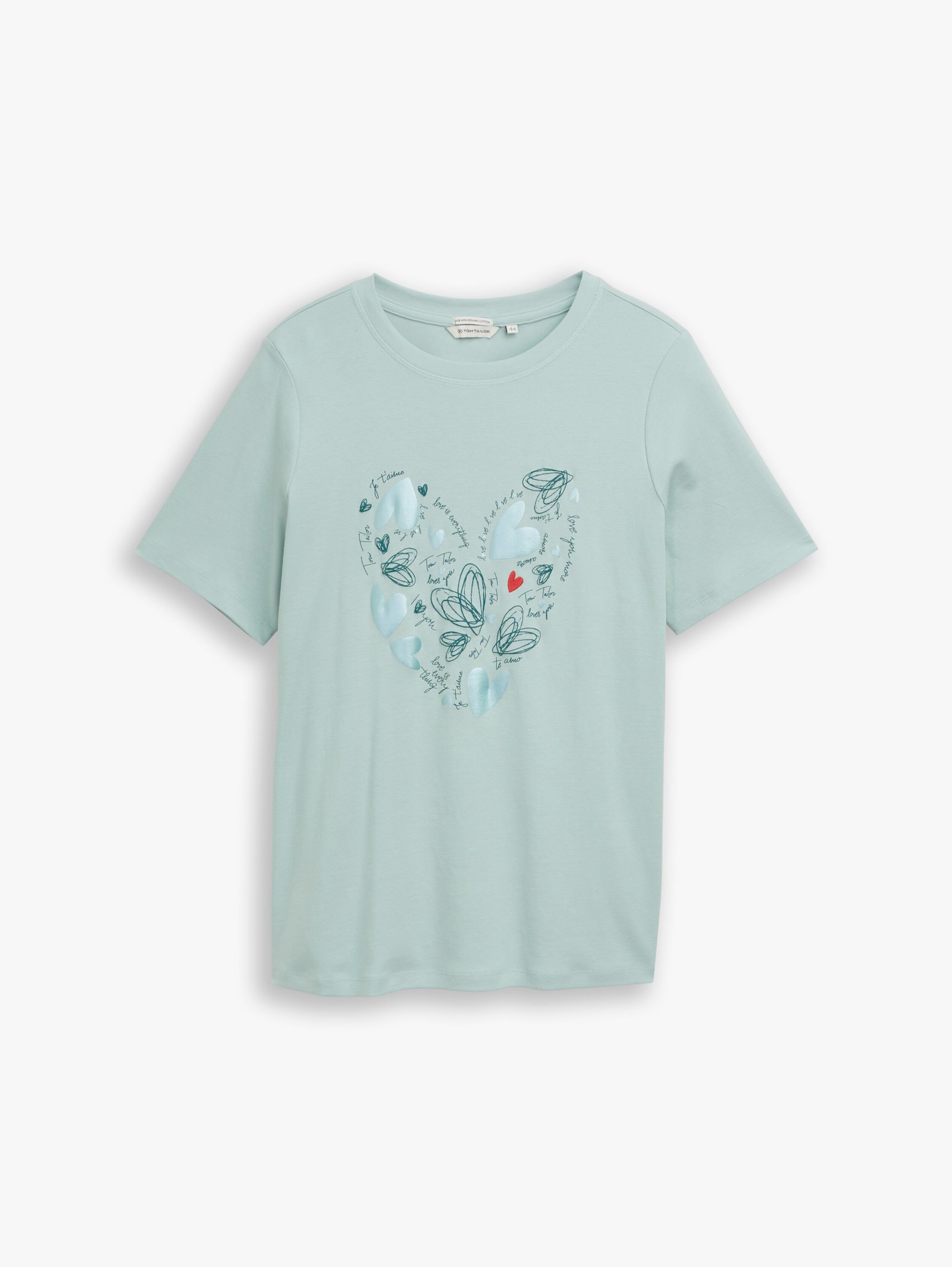 TOM TAILOR PLUS T-Shirt - soft dusty blue