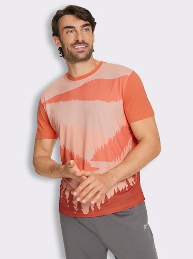 Catamaran Sports Funktionsshirt mit Druck vorne - papaya-bedruckt