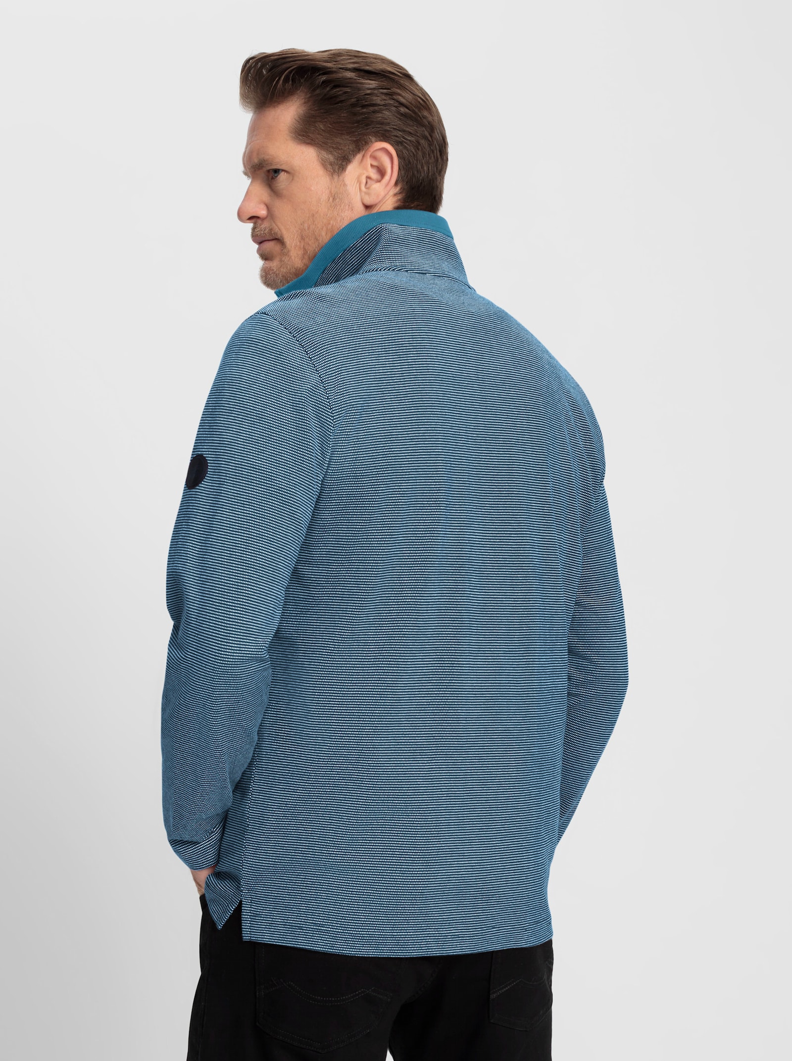 Marco Donati Shirt met lange mouwen - topaas gemêleerd