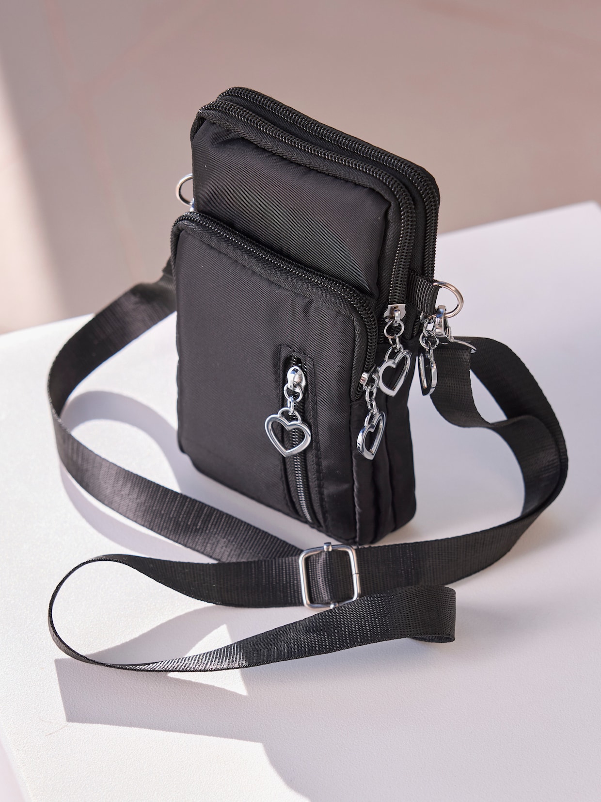 Handy-Tasche - schwarz