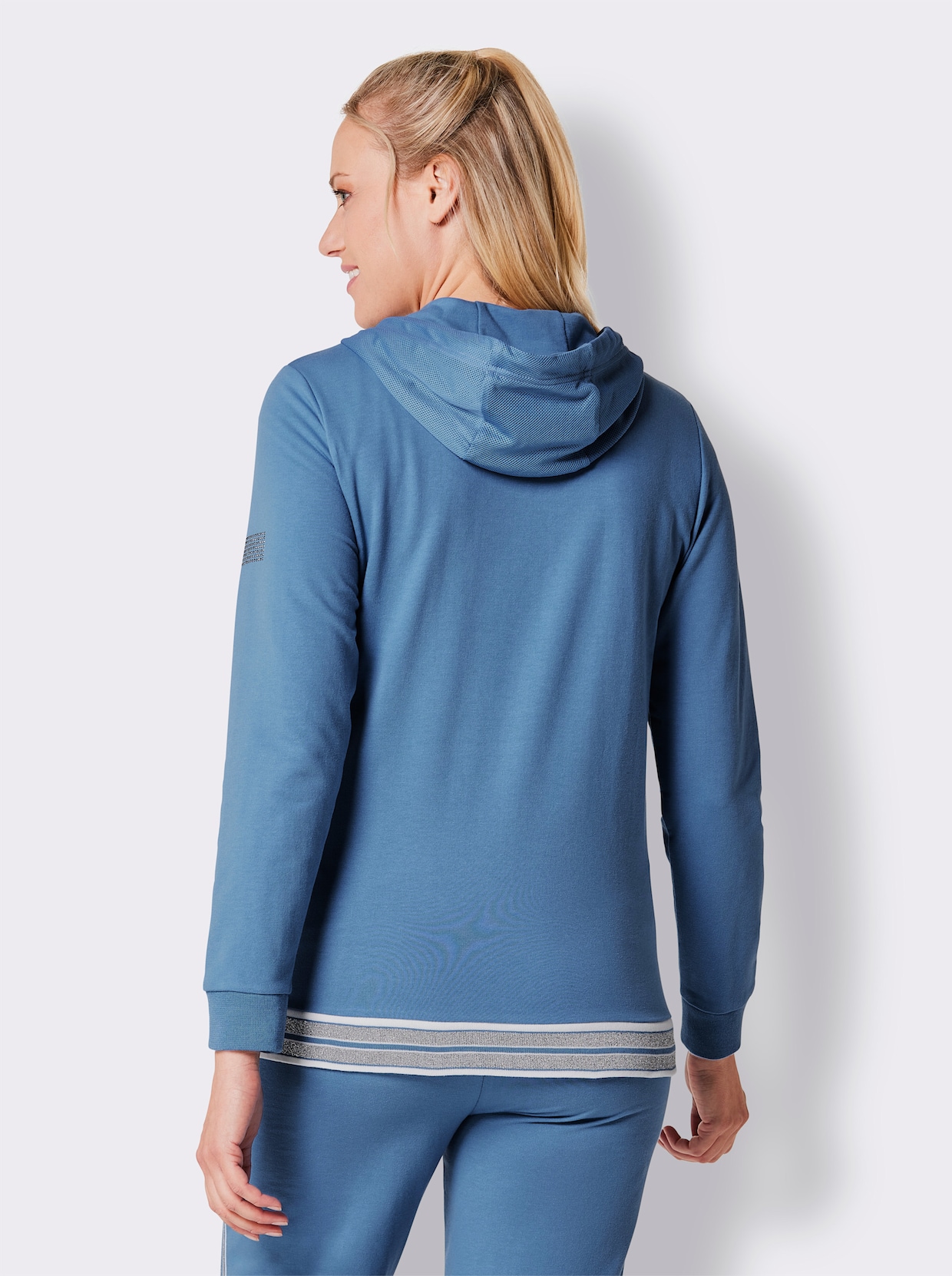 feel good Jacke - mittelblau