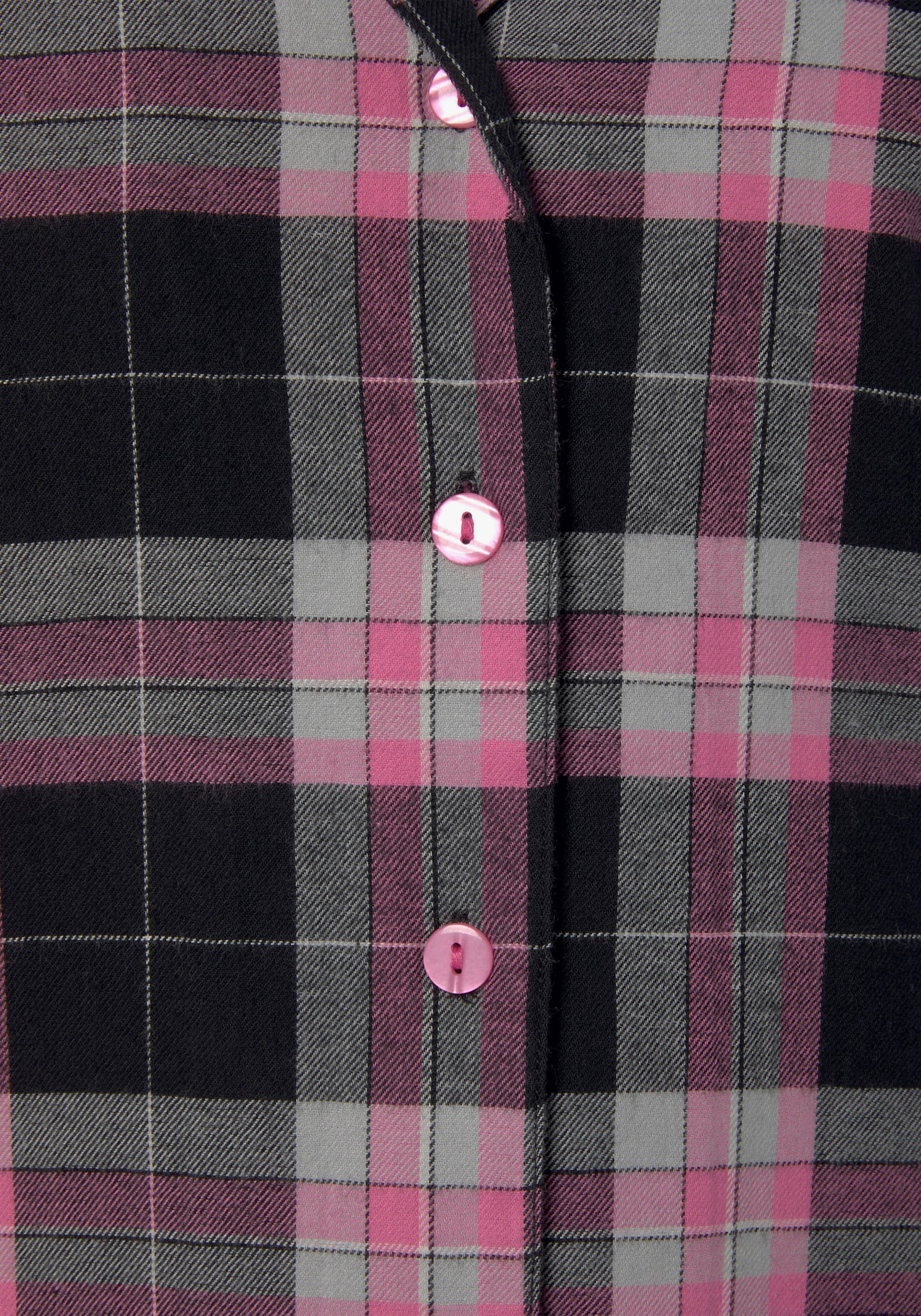 Vivance Dreams Chemise de nuit - fuchsia-gris à carreaux