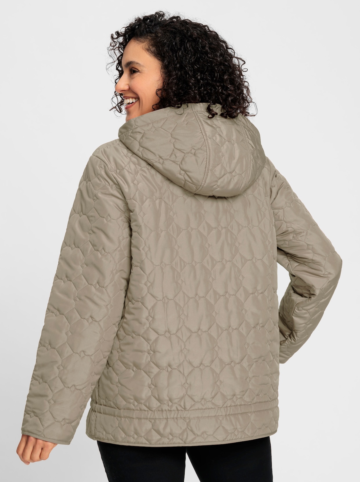 Steppjacke - schlamm