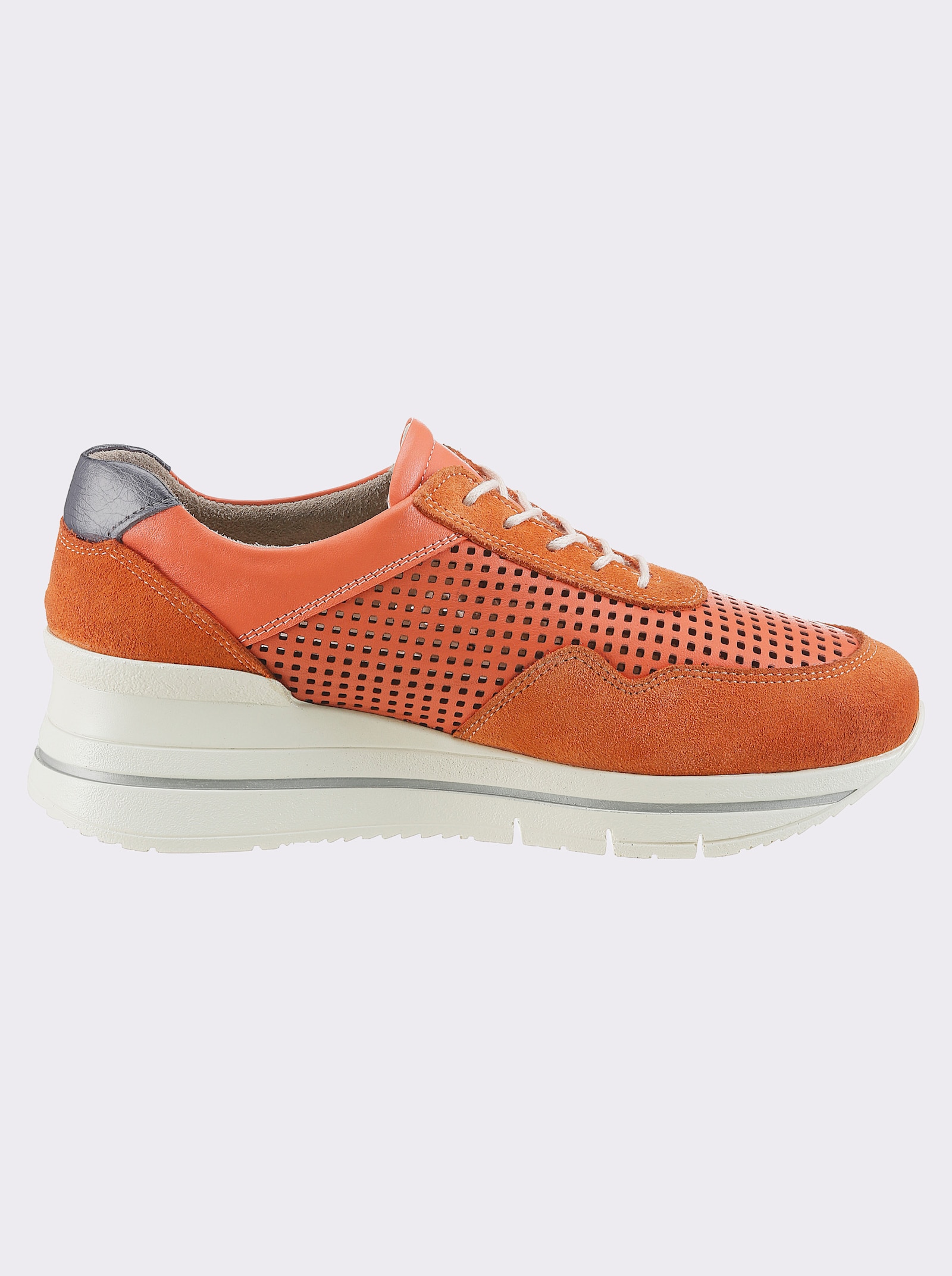 Gemini Sneaker mit Veloursleder - orange