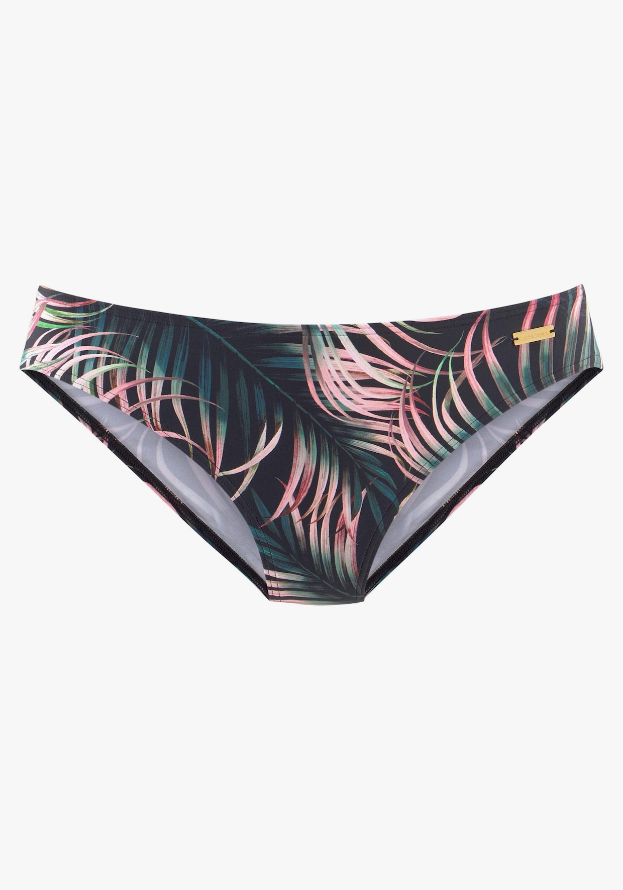 LASCANA Bikinibroekje - zwart geprint