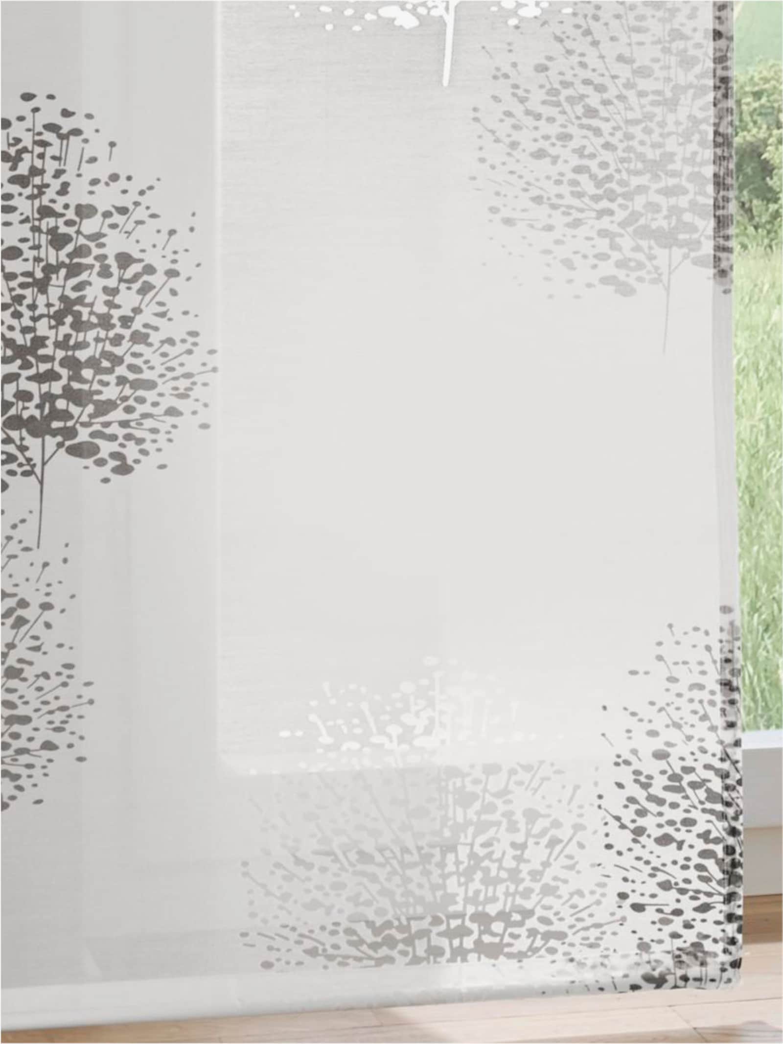 heine home Schiebevorhang - anthrazit-weiß