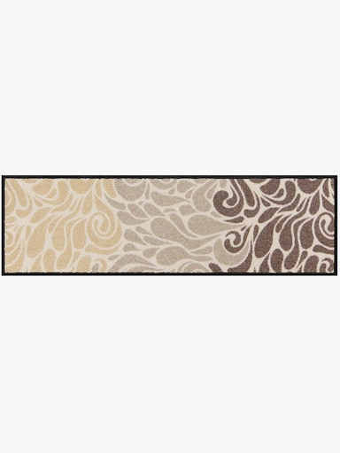Salonloewe Fußmatte - braun-sand-bedruckt