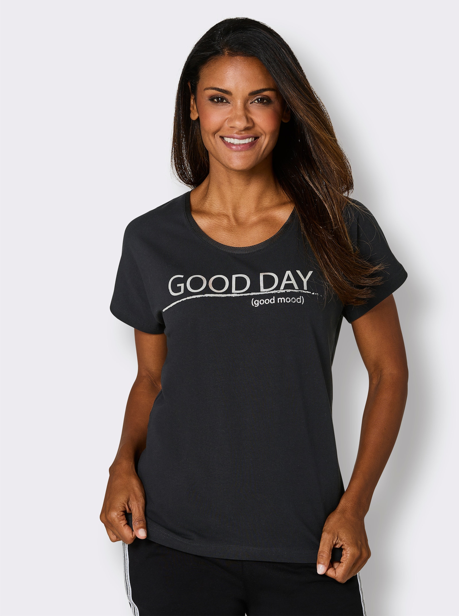 feel good Shirt - schwarz