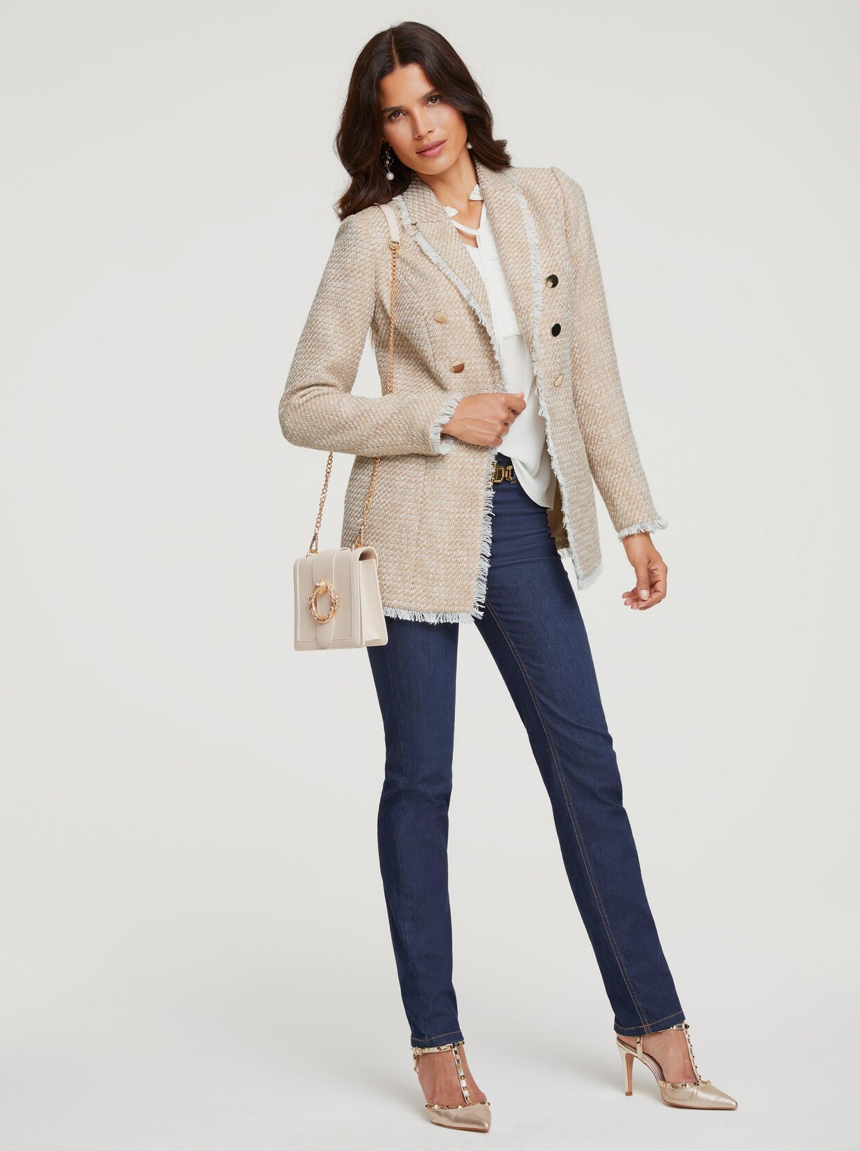 Ashley Brooke Blazer - zand