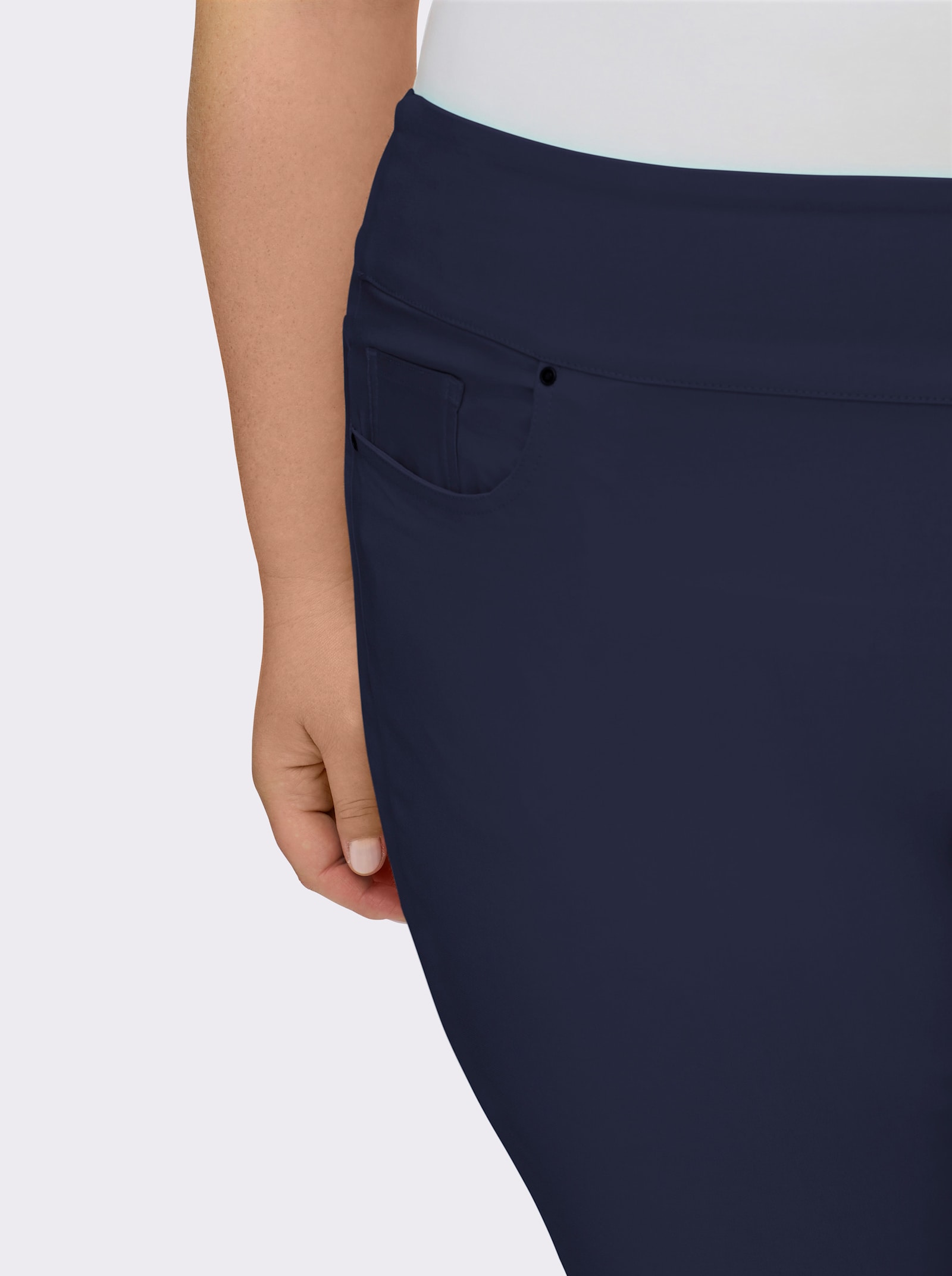 Stretch-Hose in Wadenlänge - marine