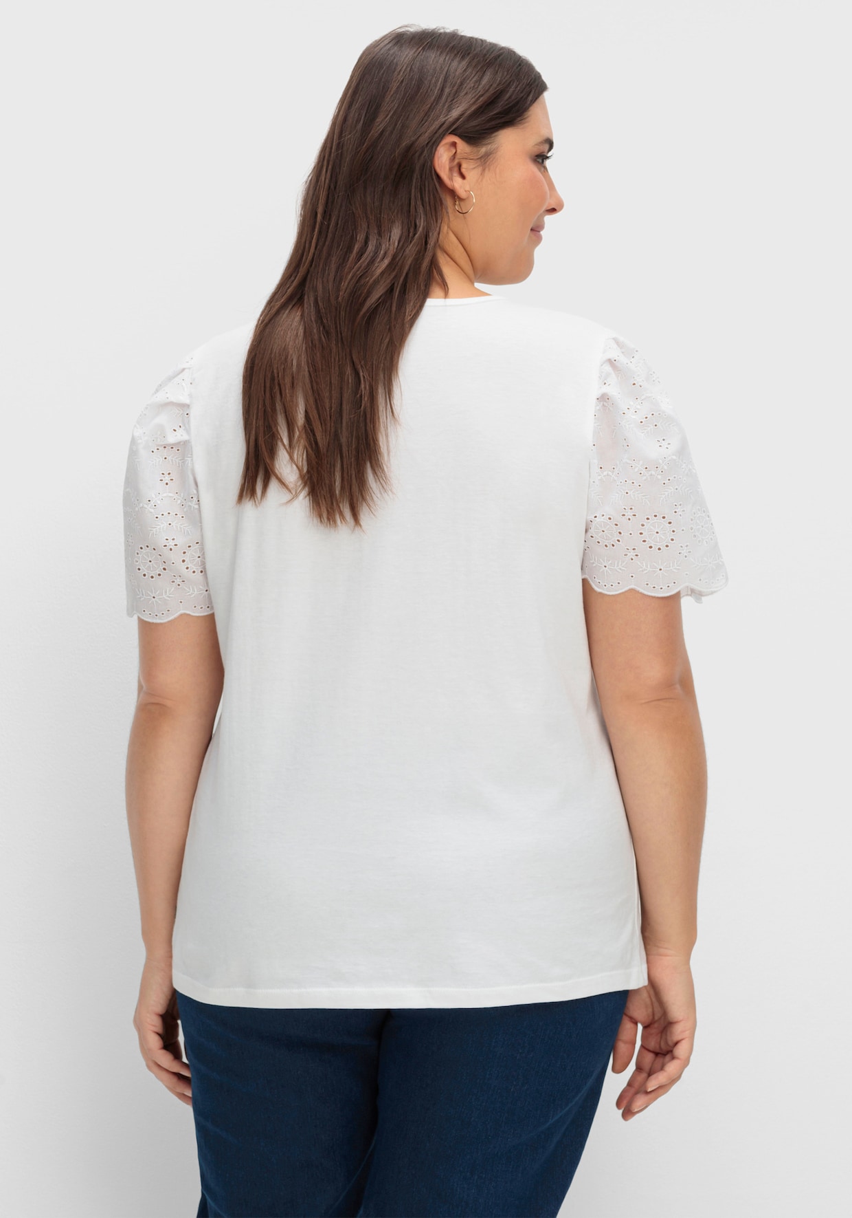 Kurzarmshirt - weiß