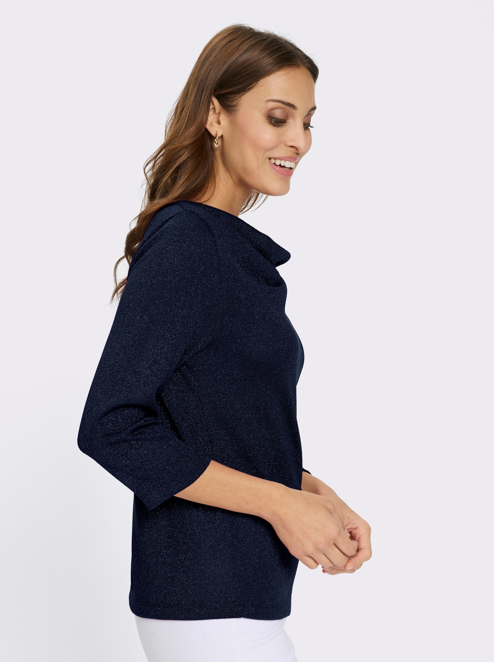 Wasserfallshirt - marine