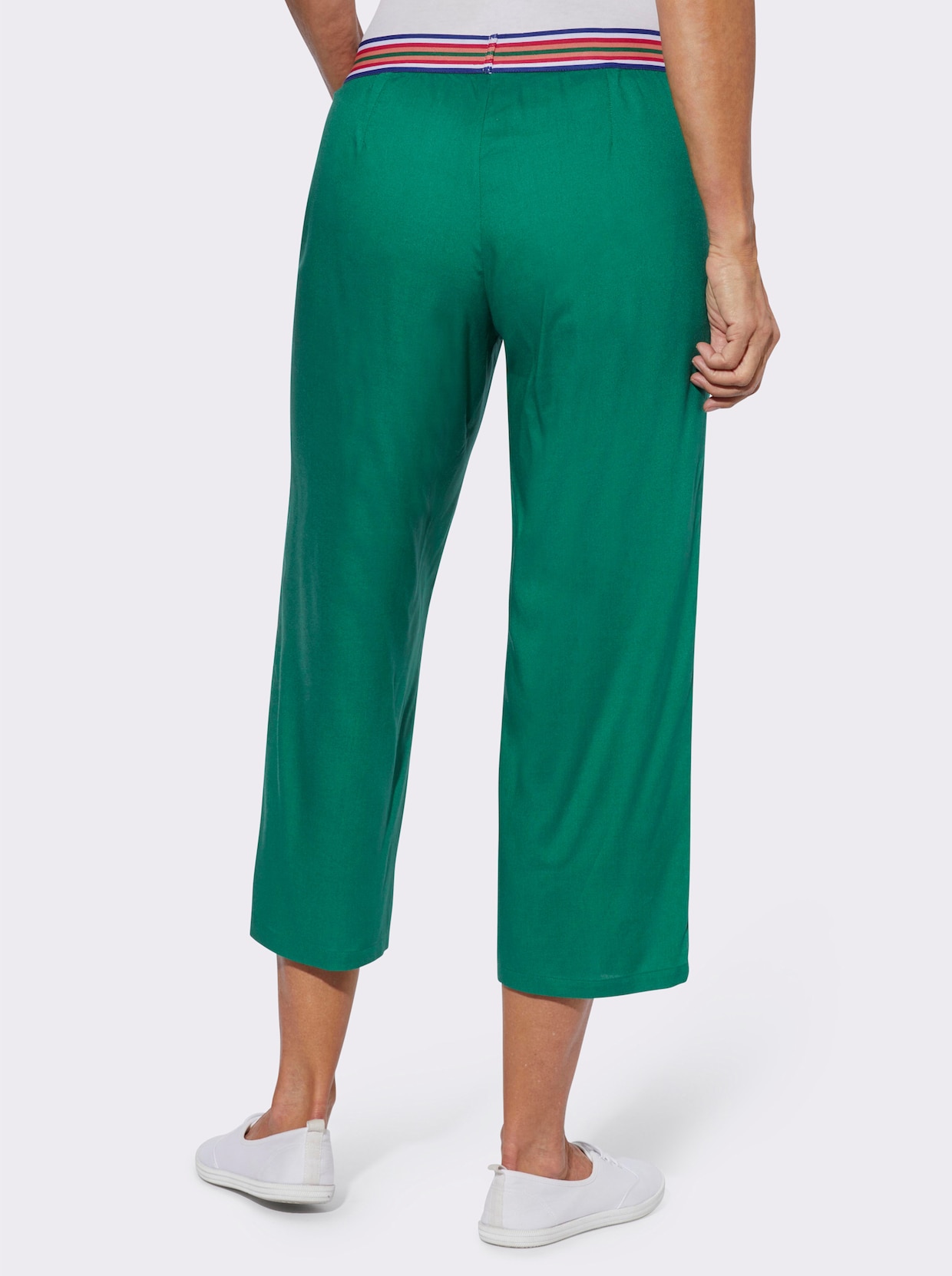 Pohodlné kalhoty - zelená