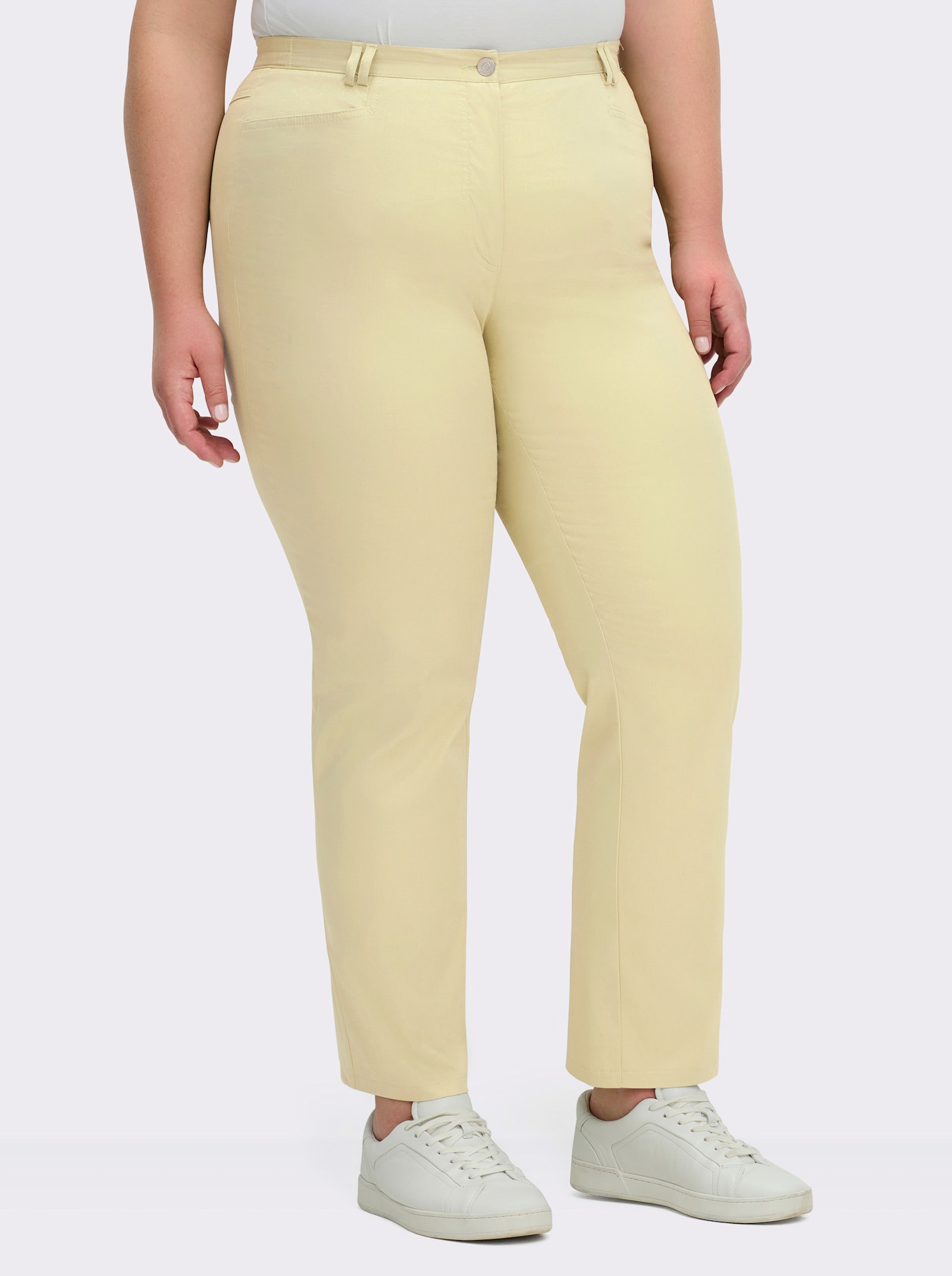 Cosma Funktionshose schmutzabweisend und knitterarm - hellgelb
