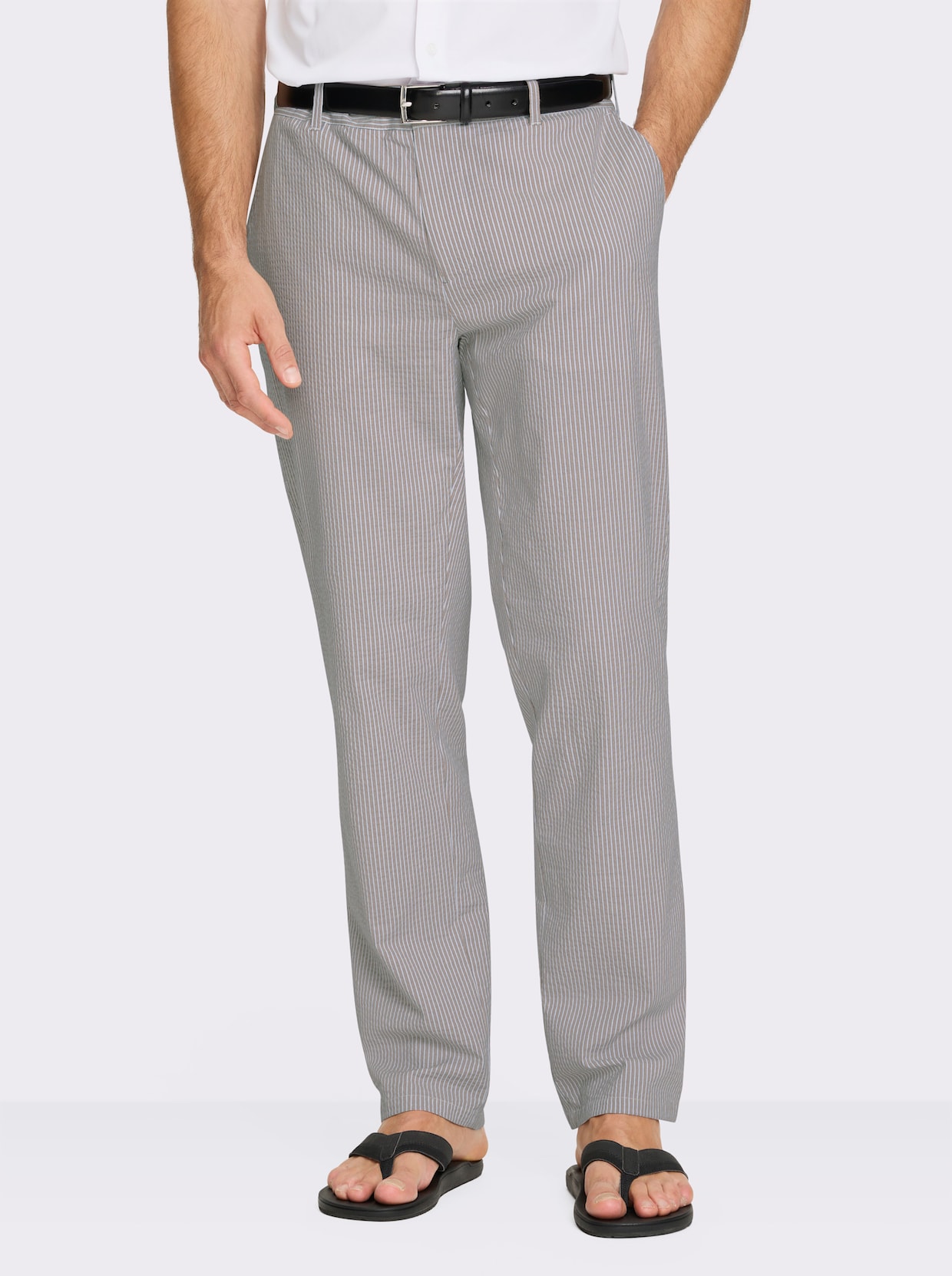 Marco Donati Hose - sesam-gestreift