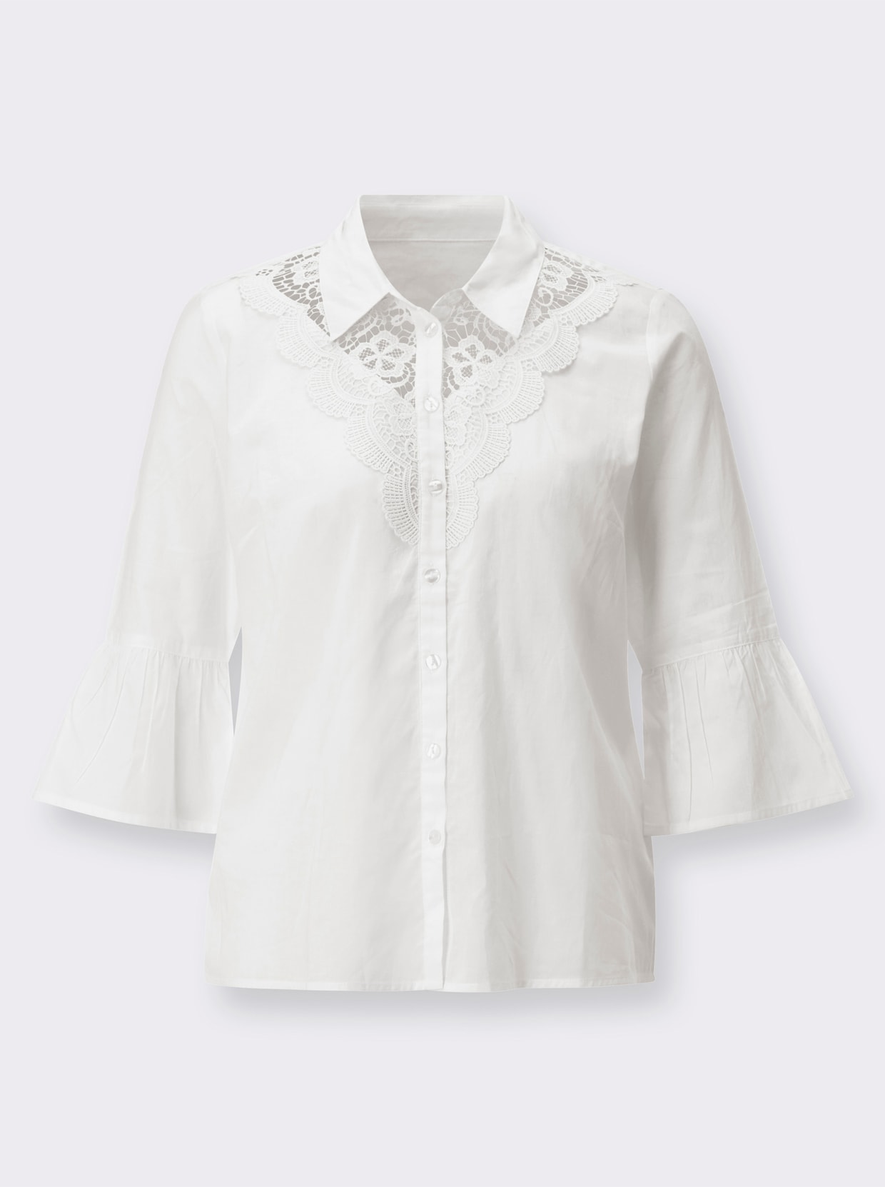 Katoenen blouse - ecru