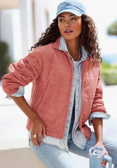 Buffalo Cordjacke - rosé