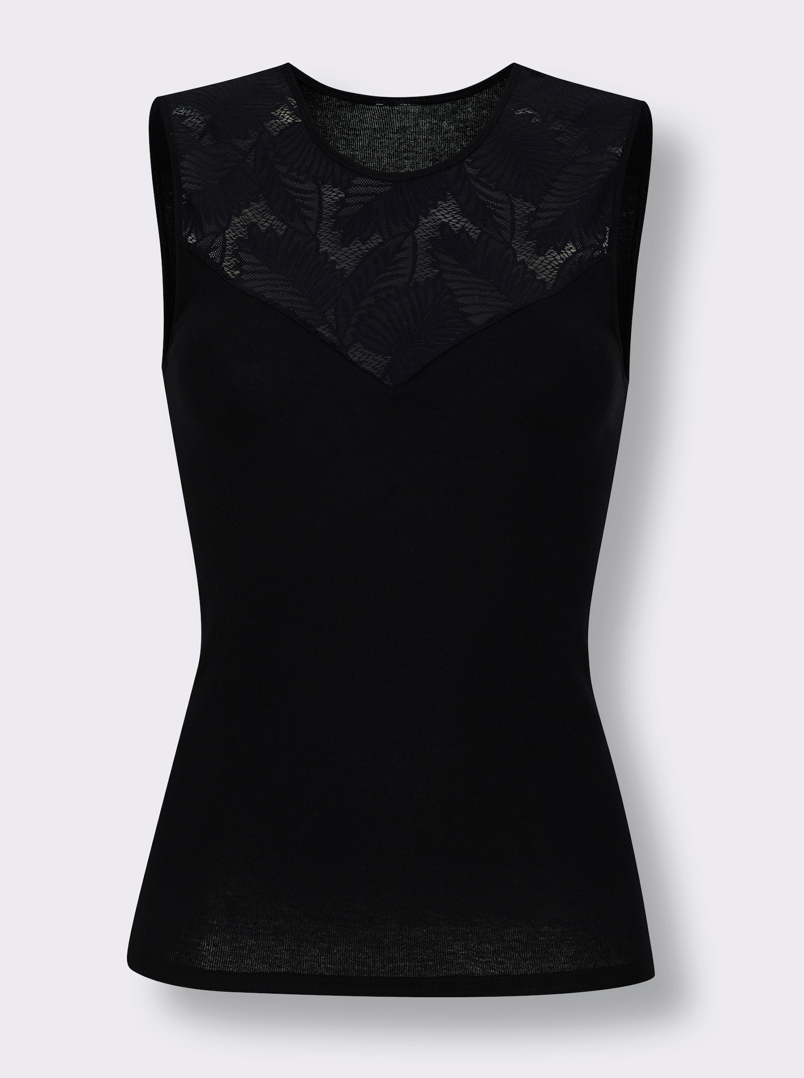 wäschepur Achseltop - schwarz