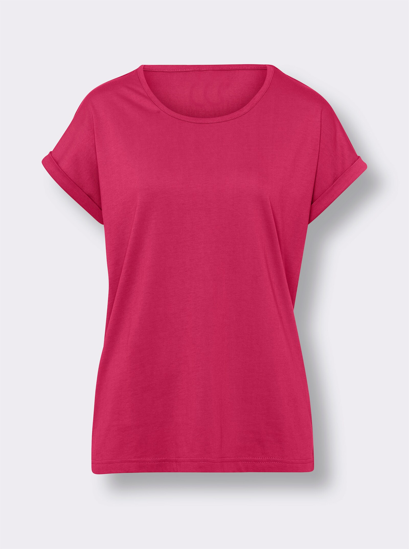 Shirt met korte mouwen van jersey - pink