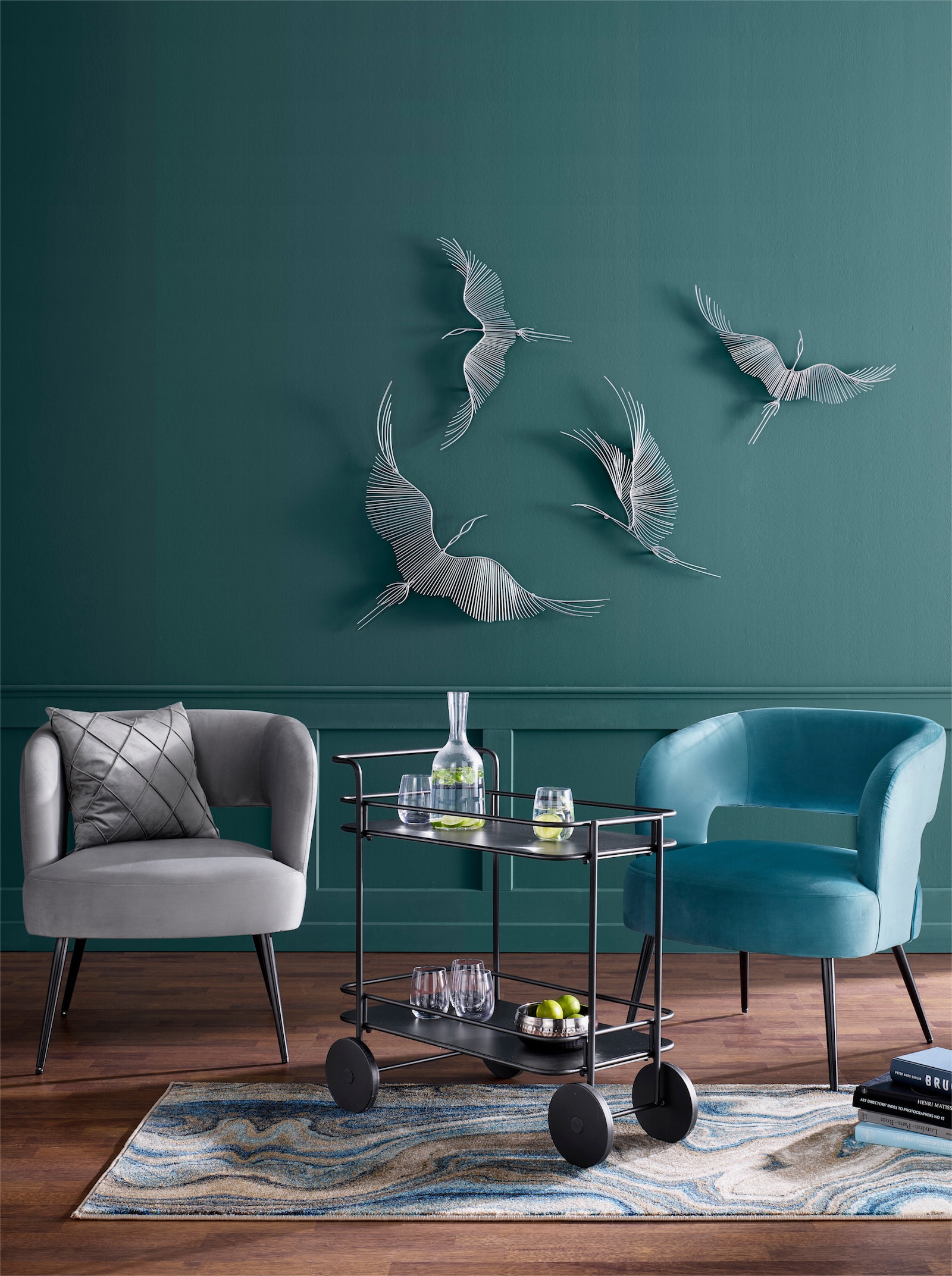 heine home Décoration murale - couleur argent